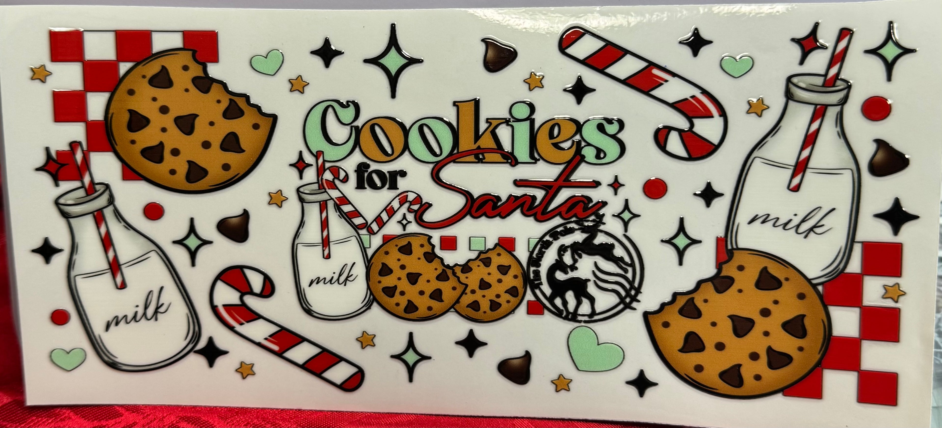 Cookies for Santa wrap