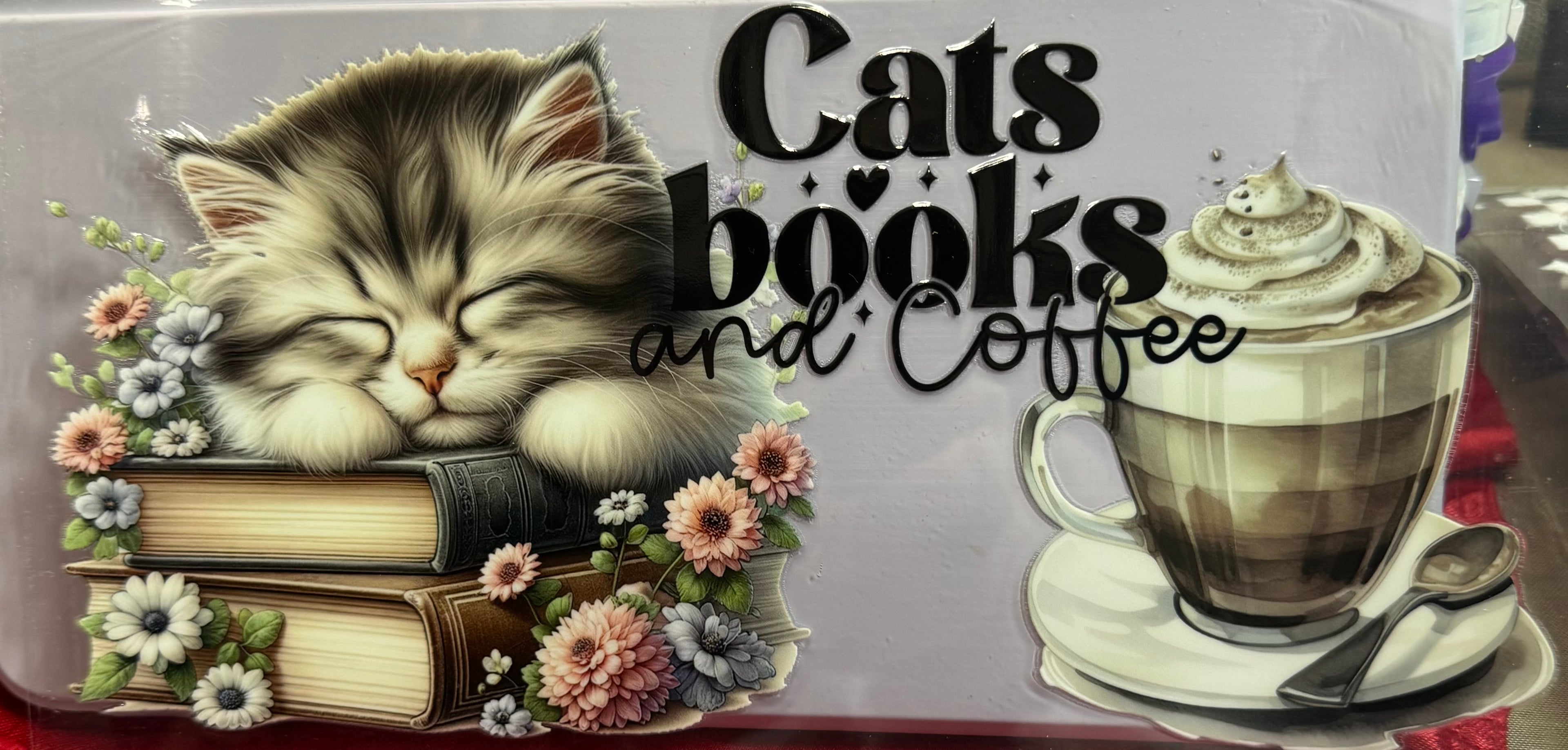 Cats & Books and Coffee wrap