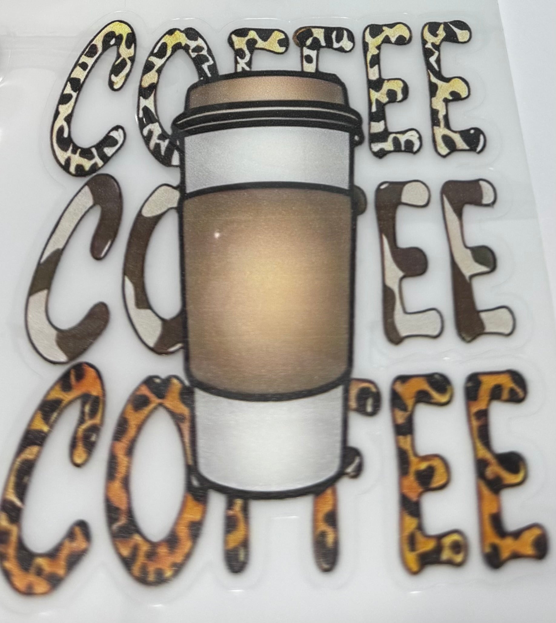 Coffee coffee coffee decal