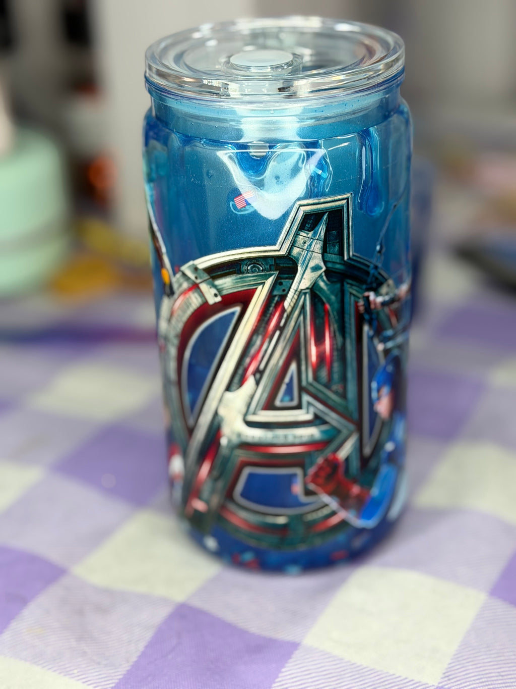 16 oz Avengers lava cup