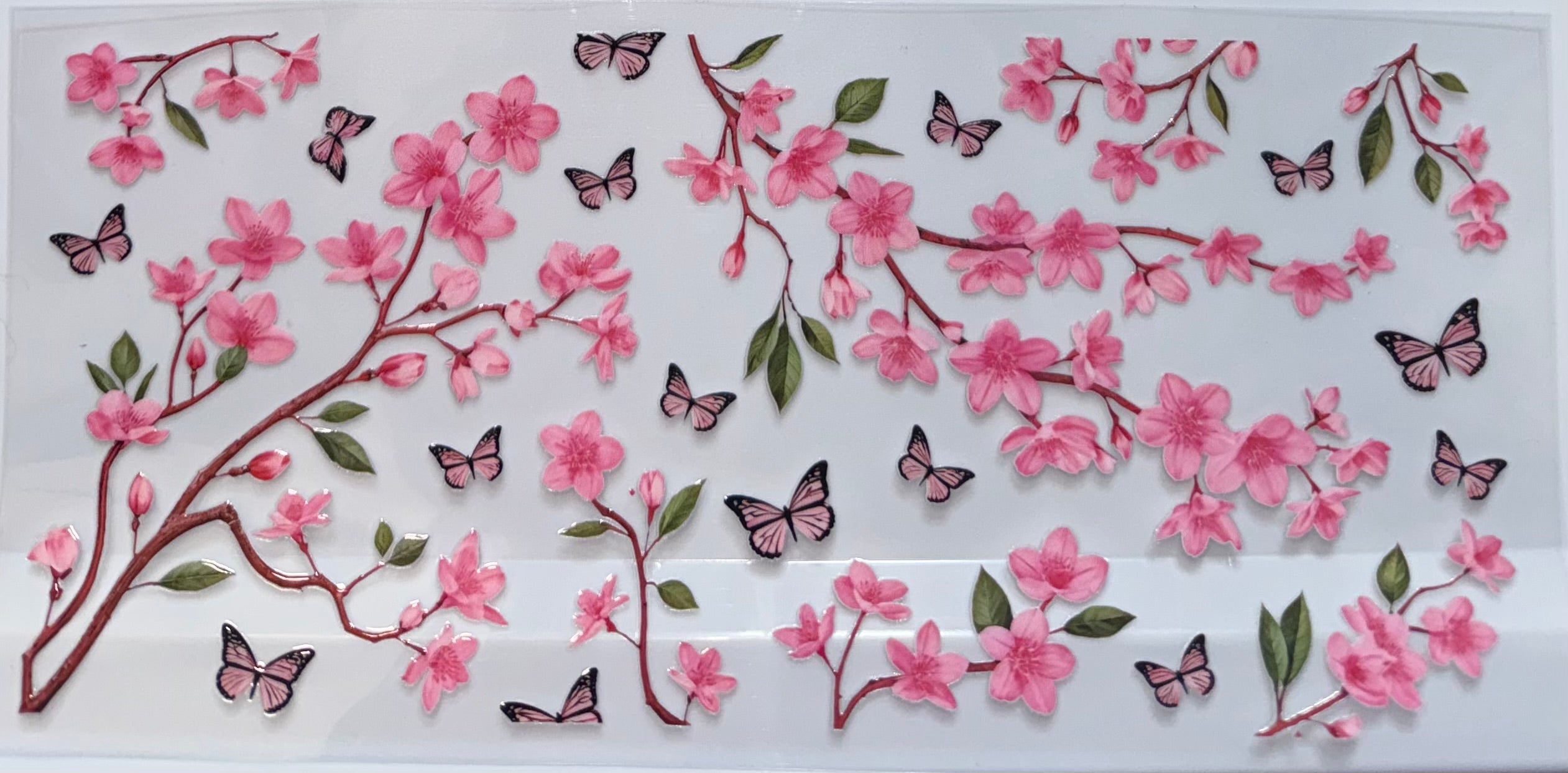 Cherry Blossoms and Butterflies wrap