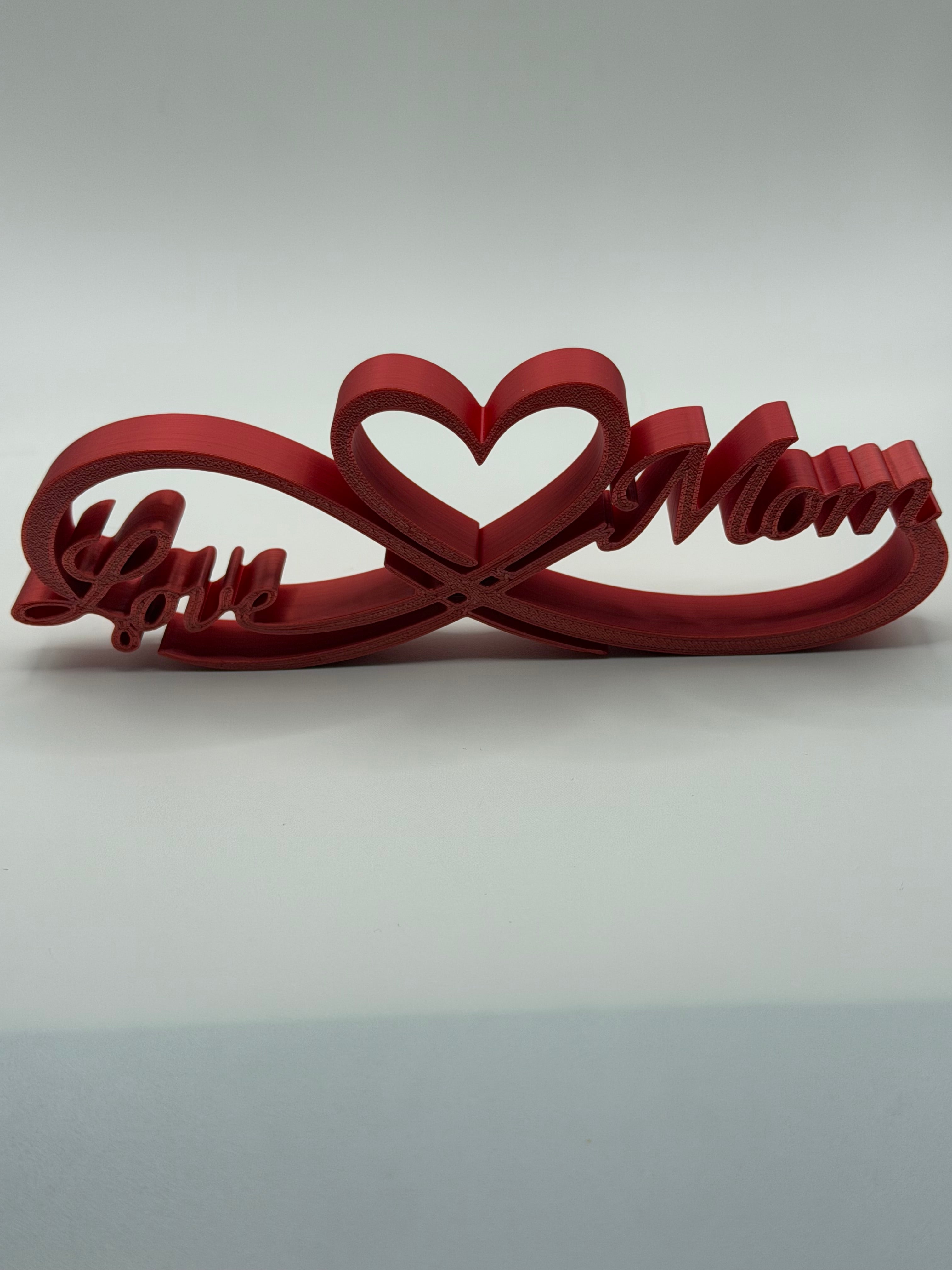 3D Printed Love Mom Heart
