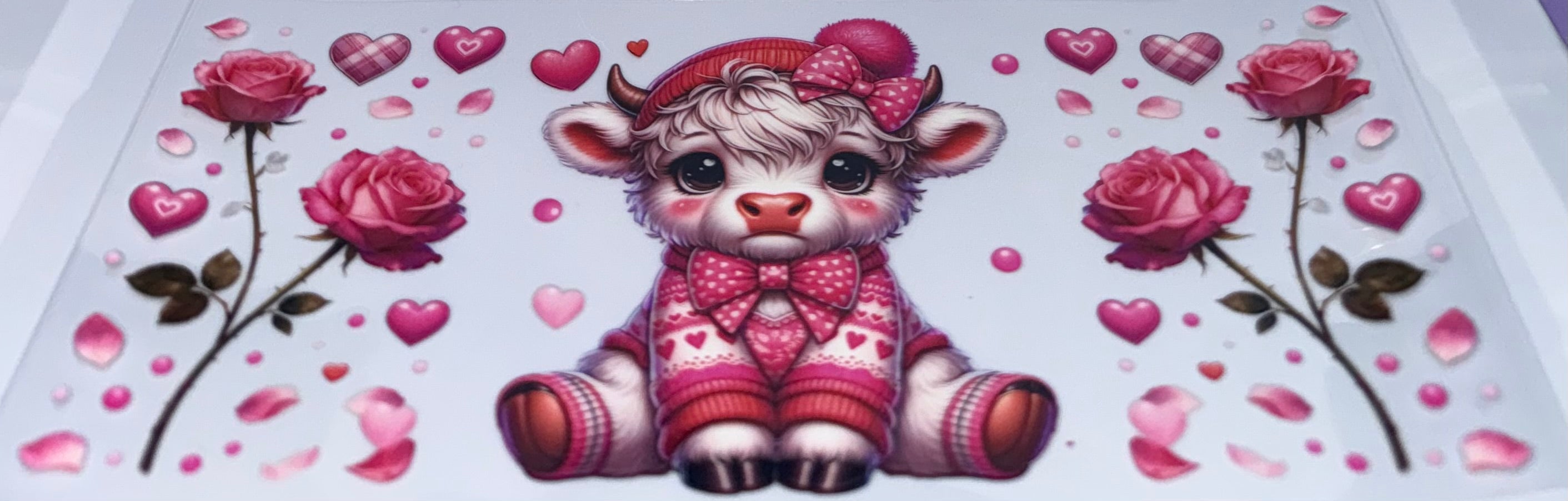 Valentine Cow wrap