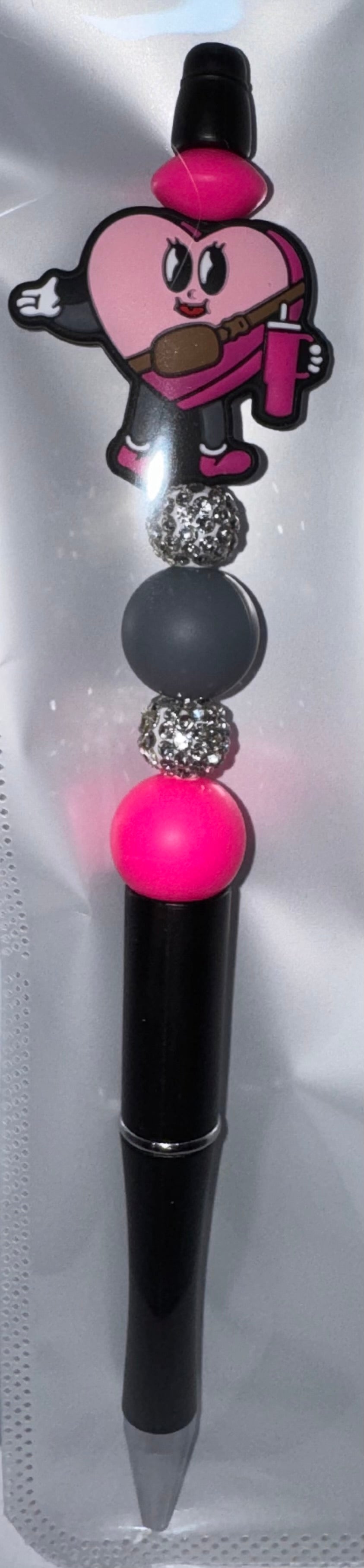 Dancing Heart beaded pen