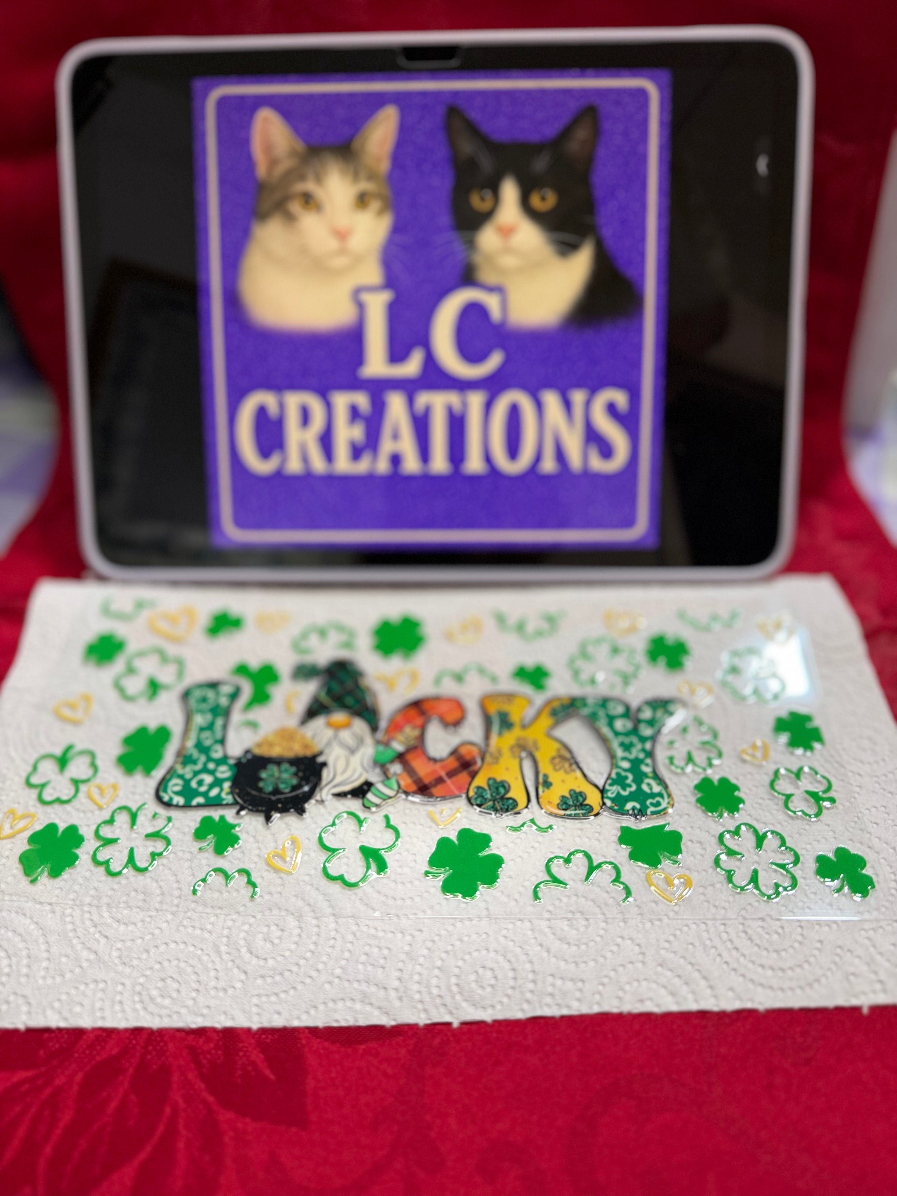 St Patrick’s Day Lucky wrap