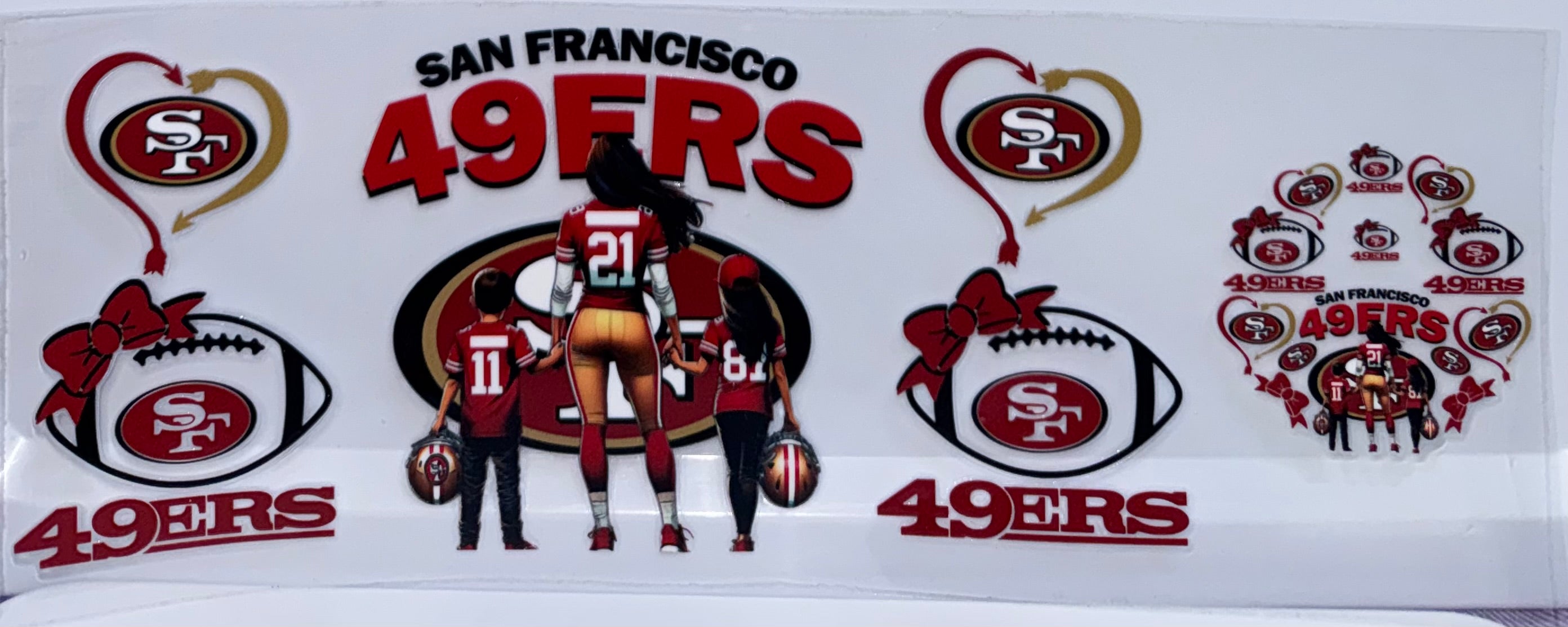 San Francisco 49ers wrap and lid wrap