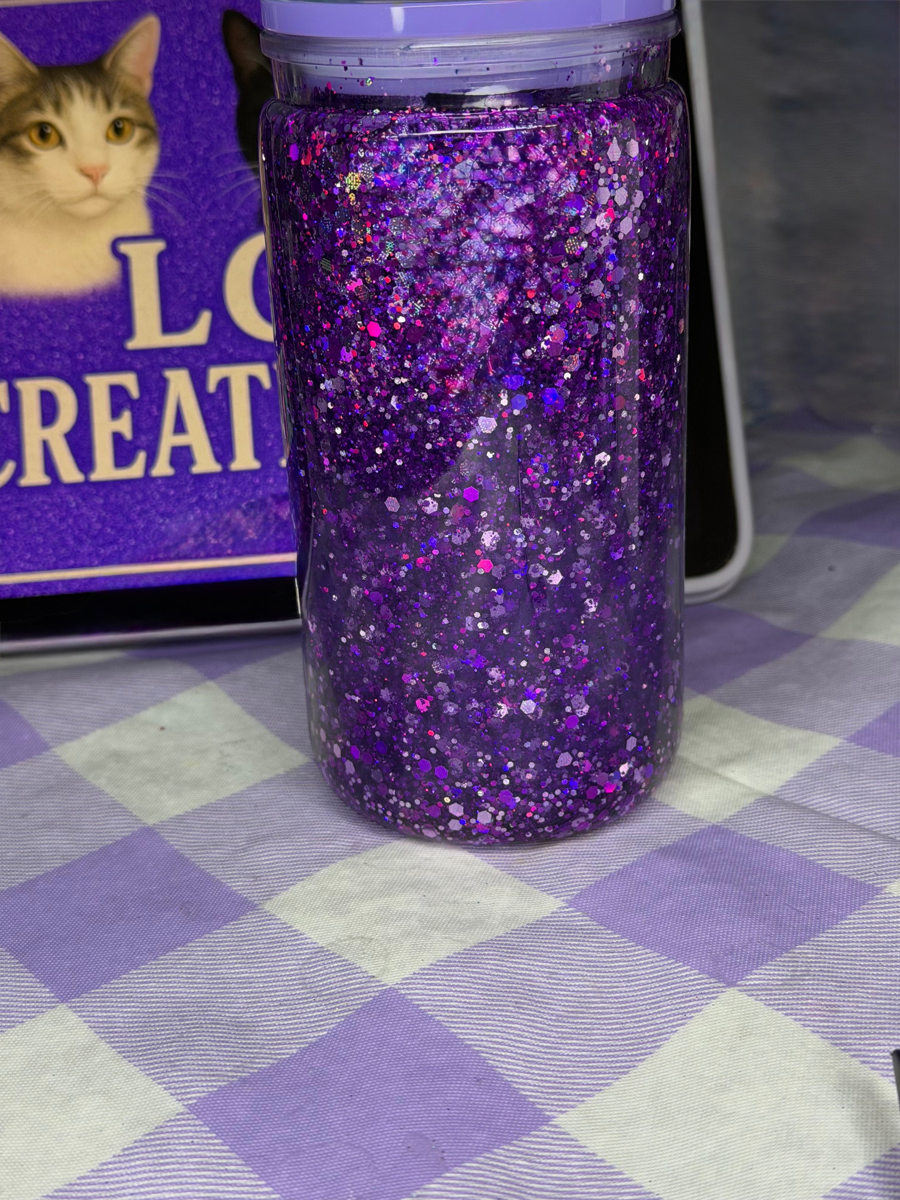 16 oz Mama Glitter tumbler
