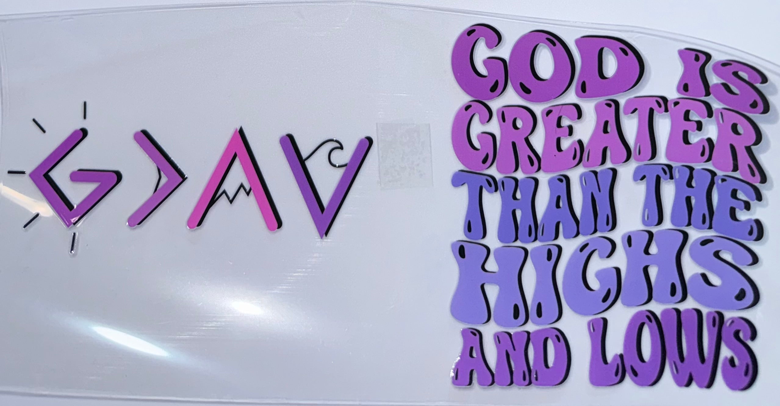 God is Greater than the Highs and Lows wrap