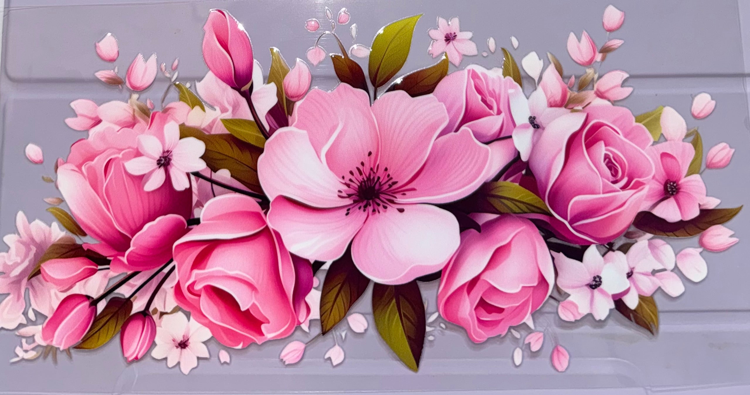 Pink Flowers wrap
