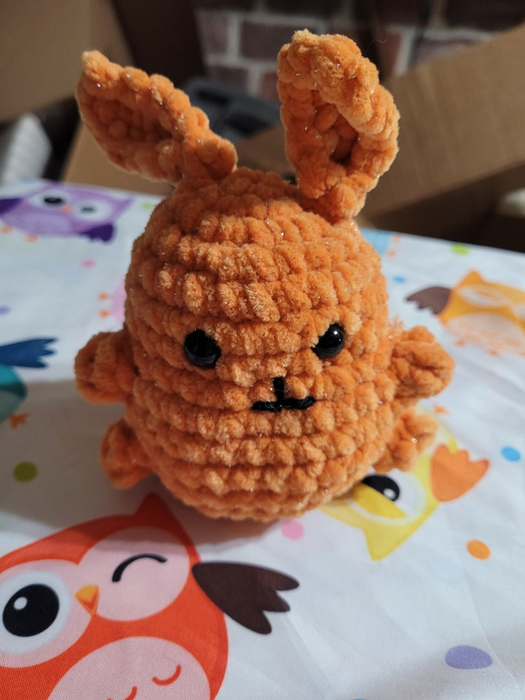 Crocheted orange Bunny