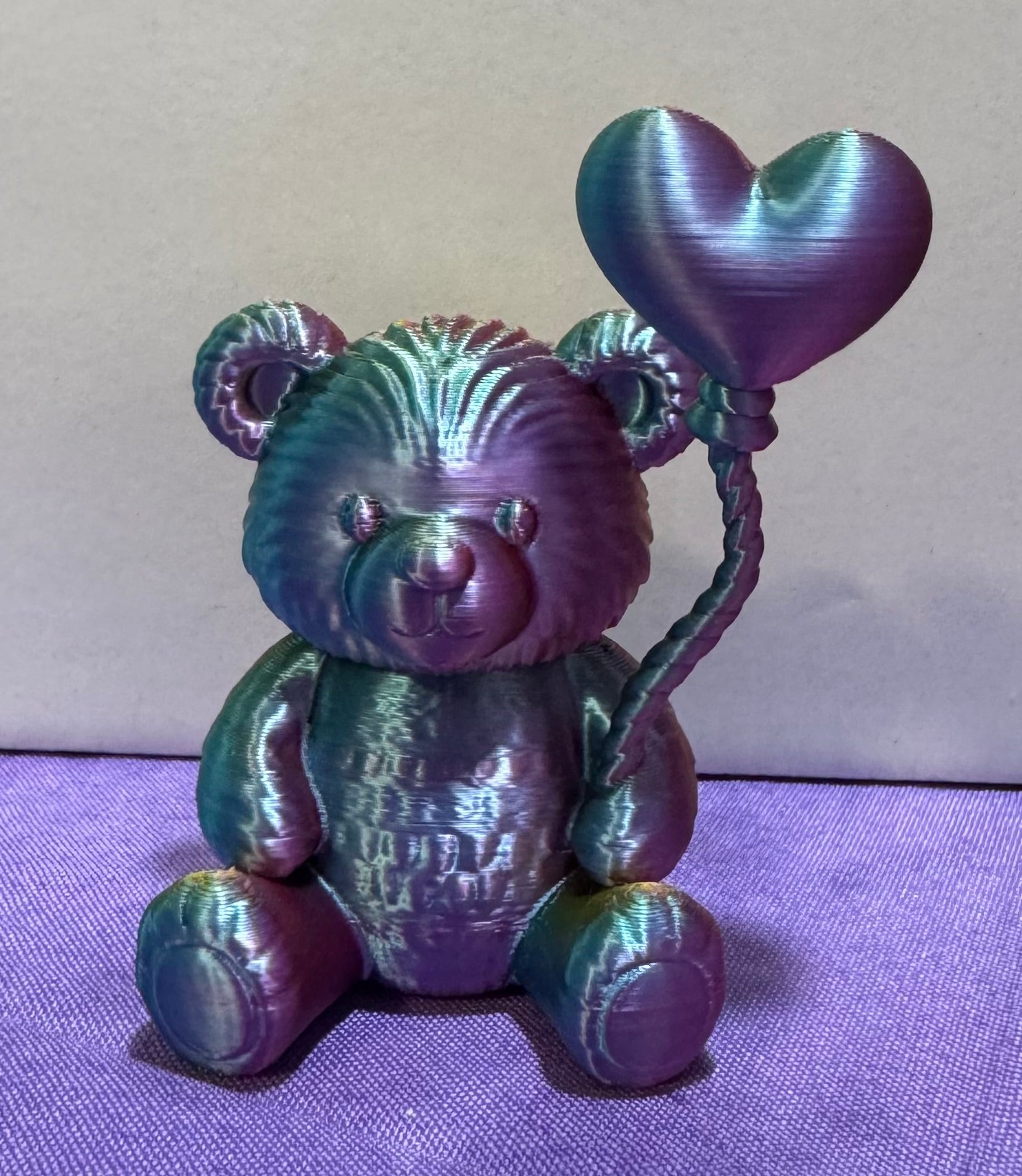 3D printed Bear Holding Balloon