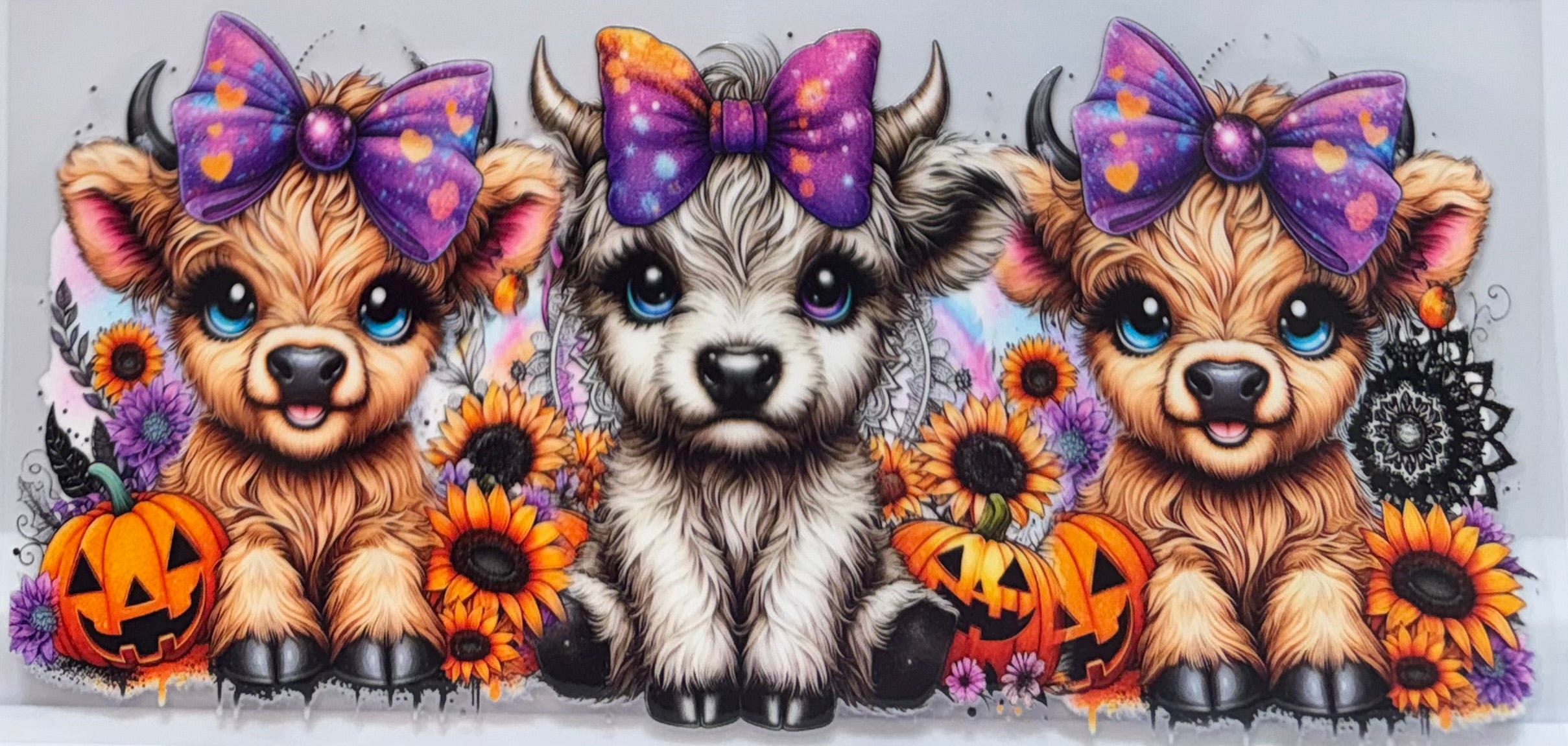 Halloween Cows wrap