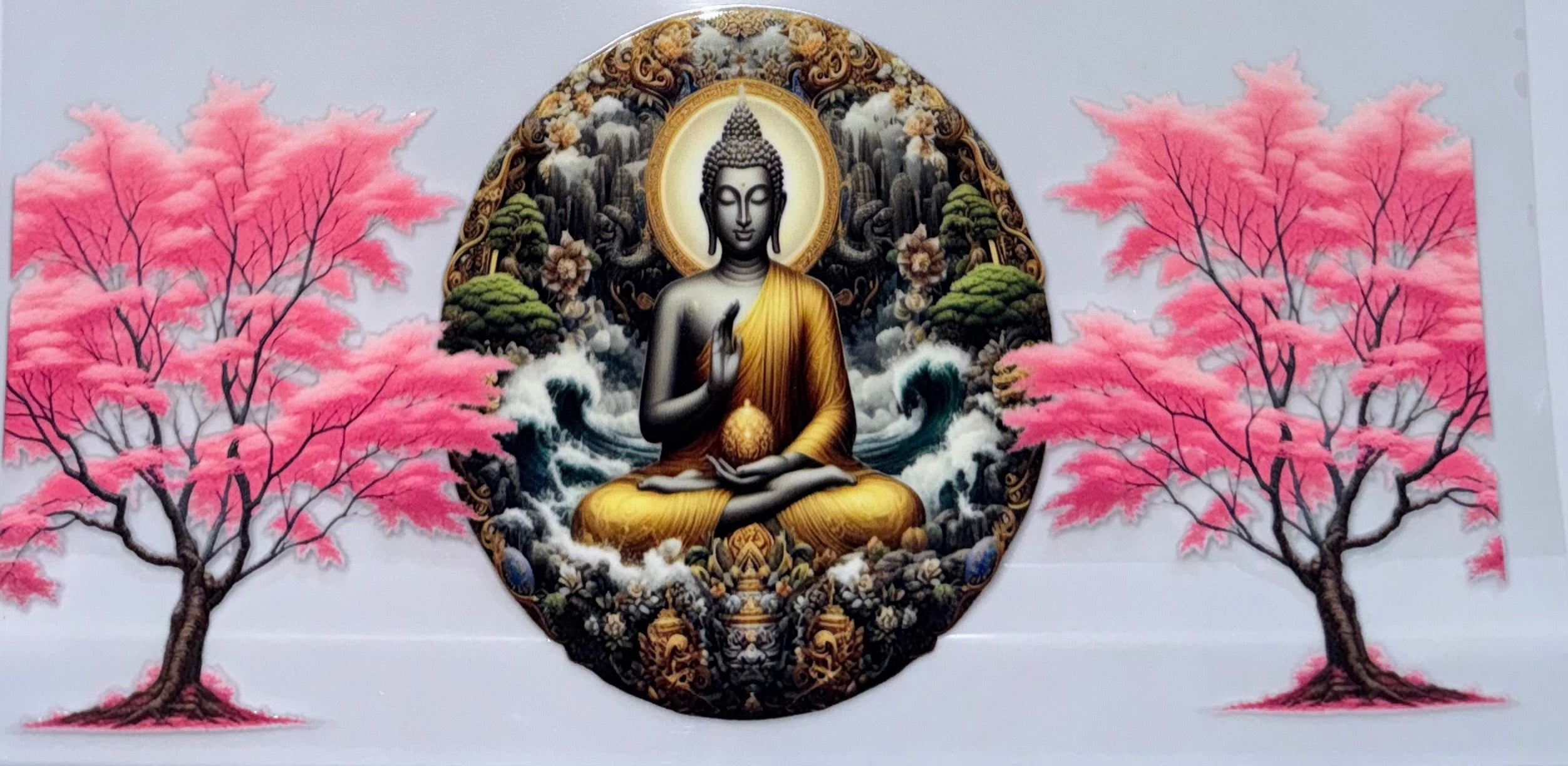 Meditating Buddha wrap