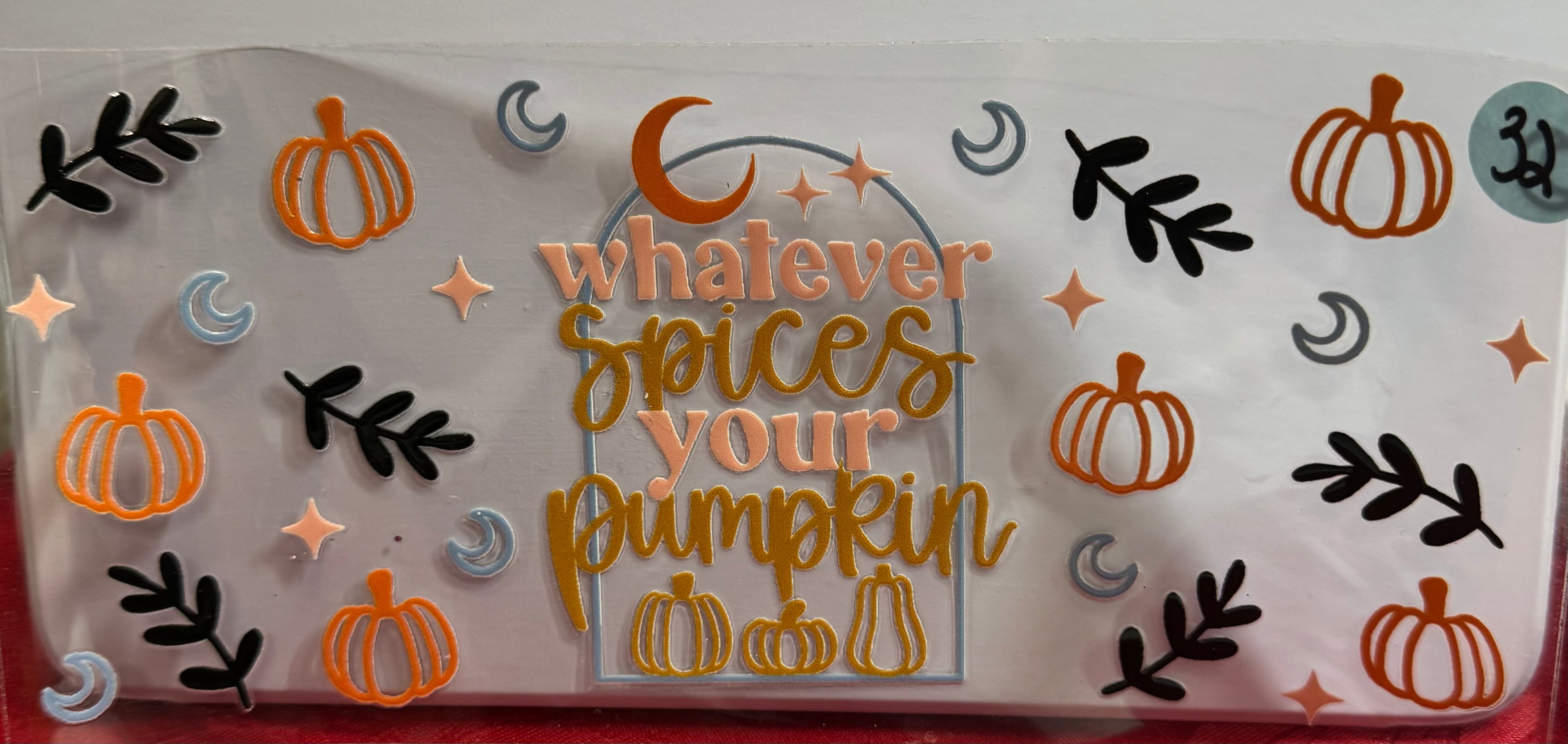 Whatever spices your pumpkin wrap