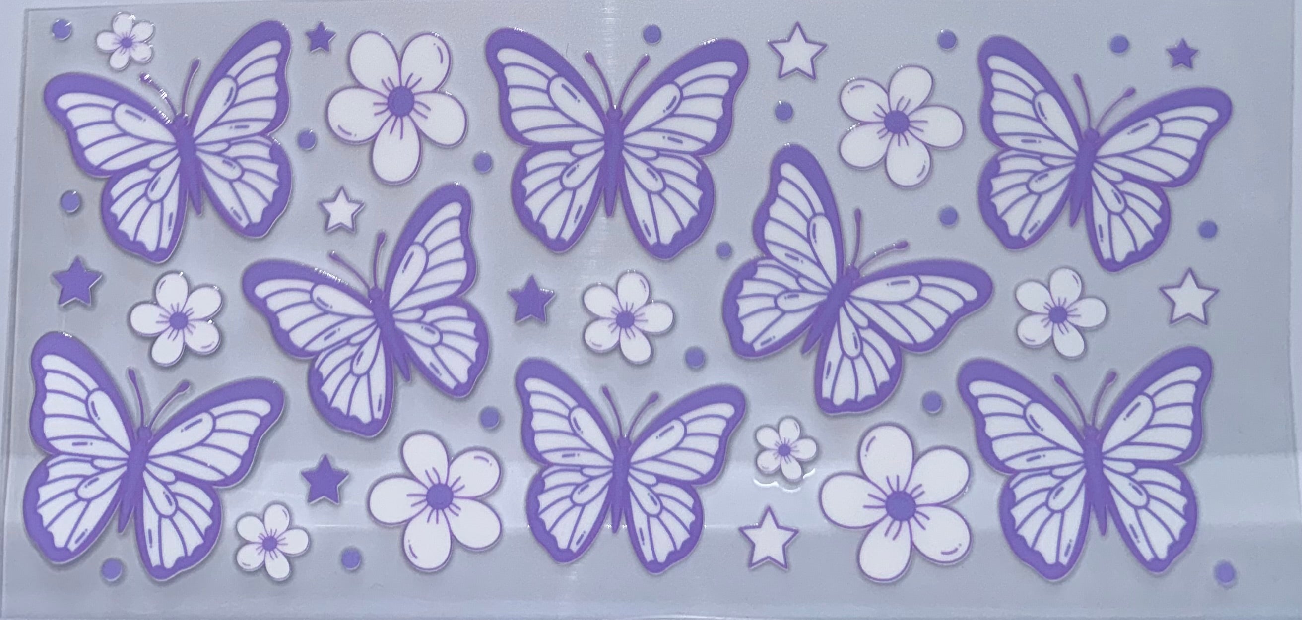 Purple Butterflies wrap