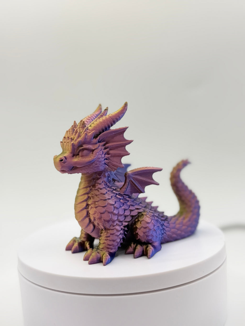 3D printed Sitting Dragon
