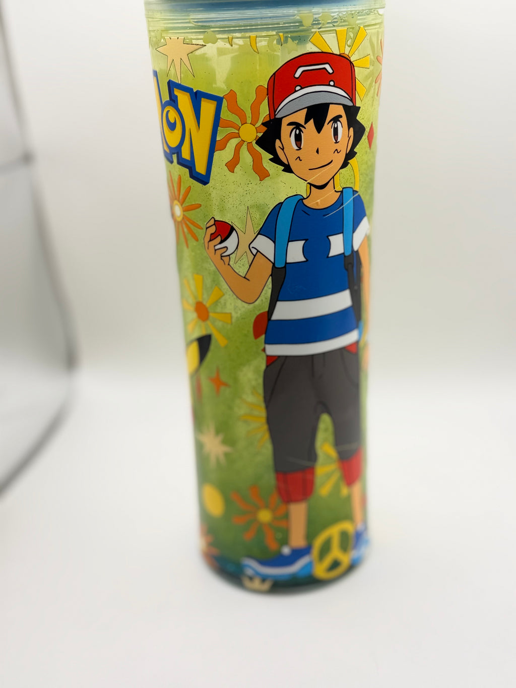 20 oz Pokémon snow globe Water Bottle