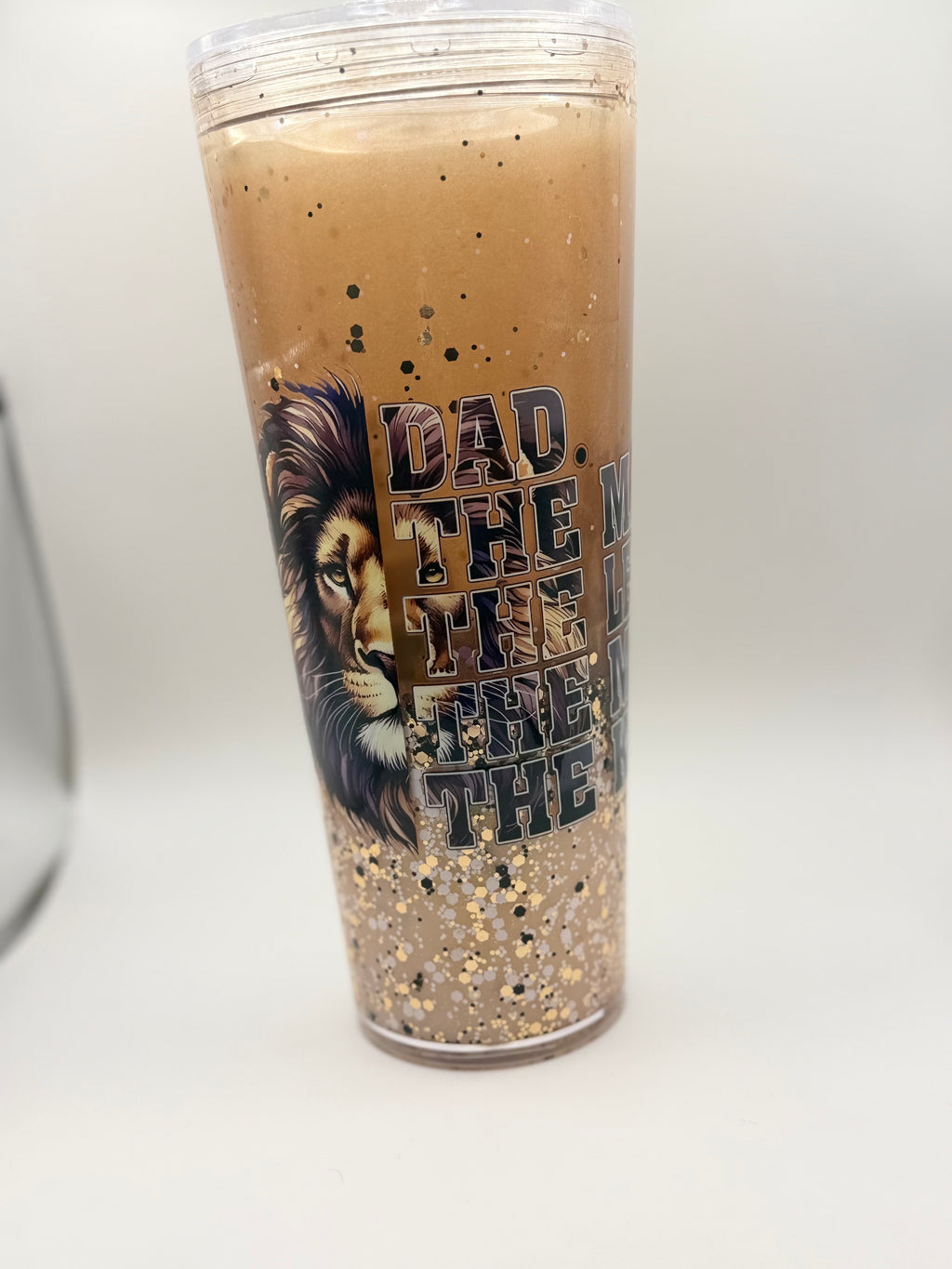 24 oz Dad The Man The Myth The Legend snow globe cup
