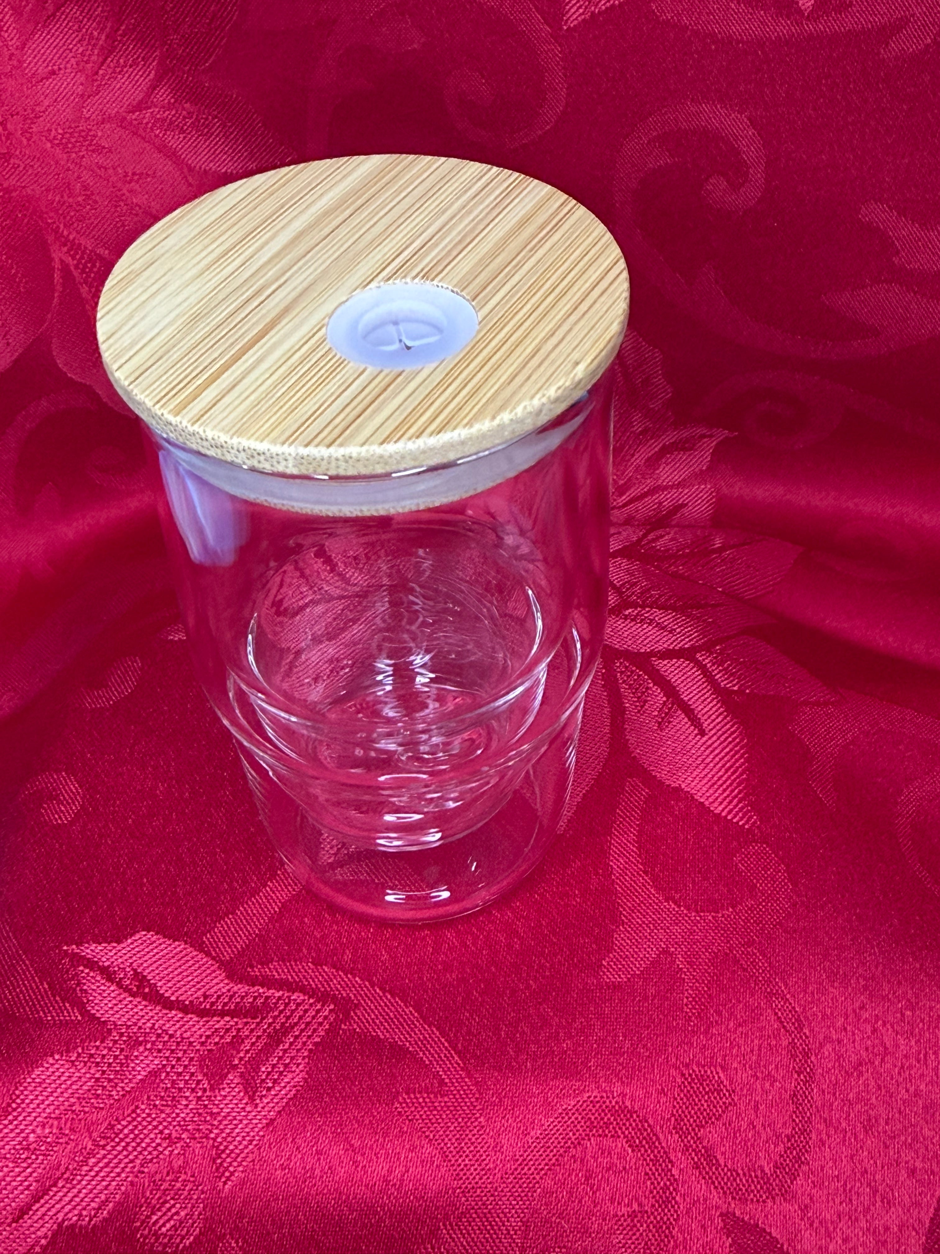 4 oz blank snow globe cup “shot glass”