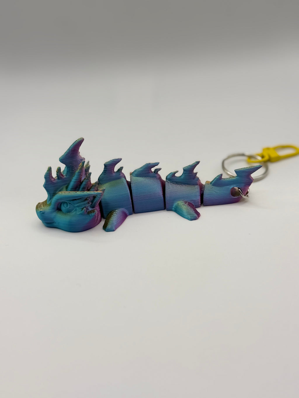 3D Articulated Dragon Key Chain