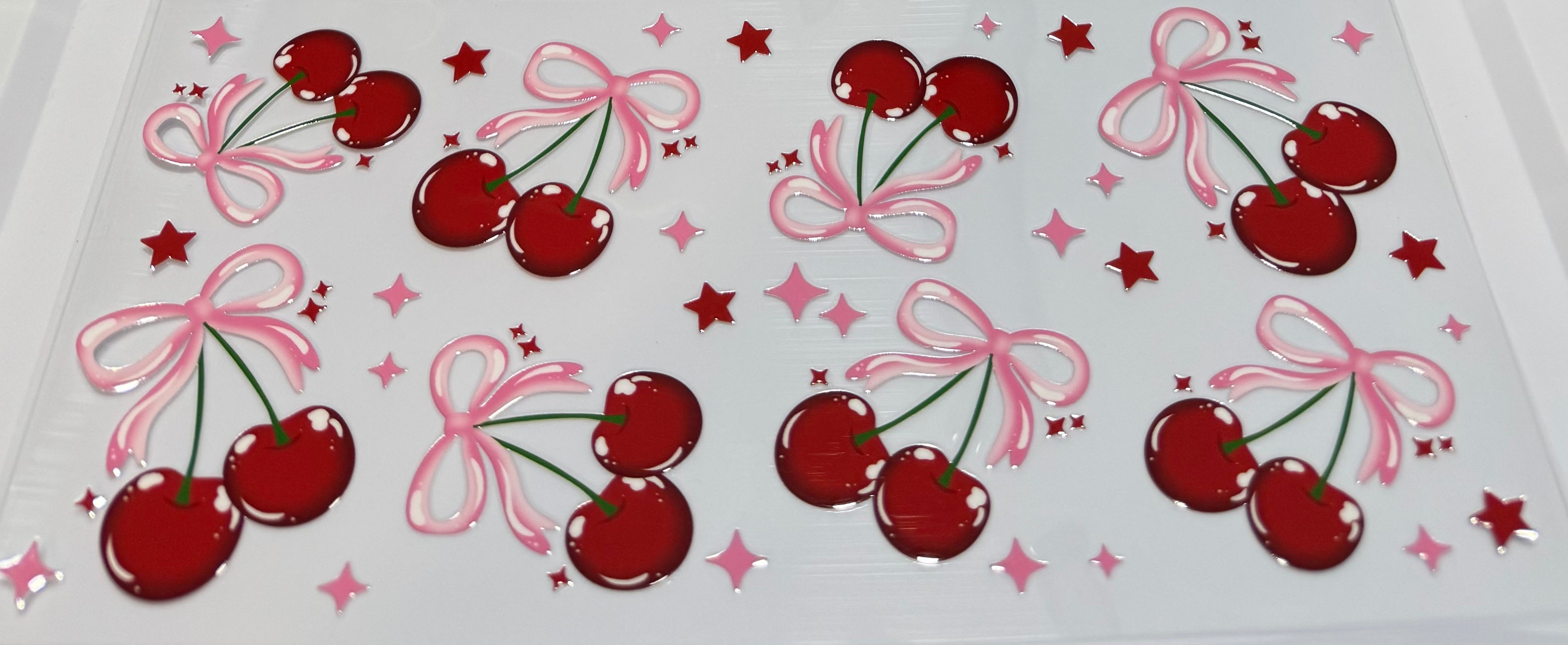 Cherries and bows wrap