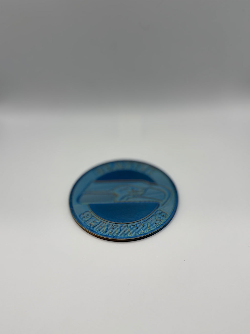 3D printed Seahawks Coaster Set