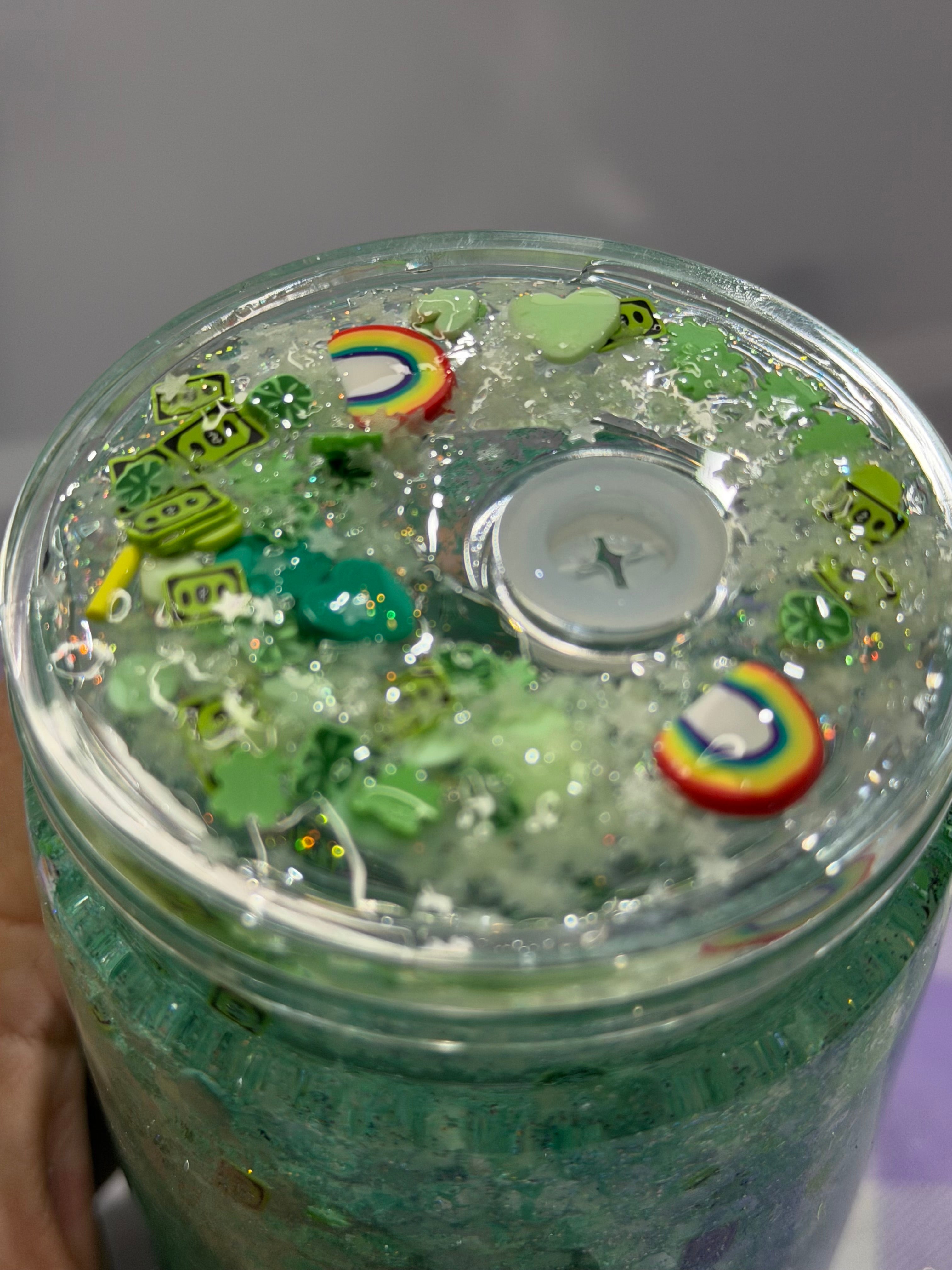 16 oz Irish cats bubble tumbler