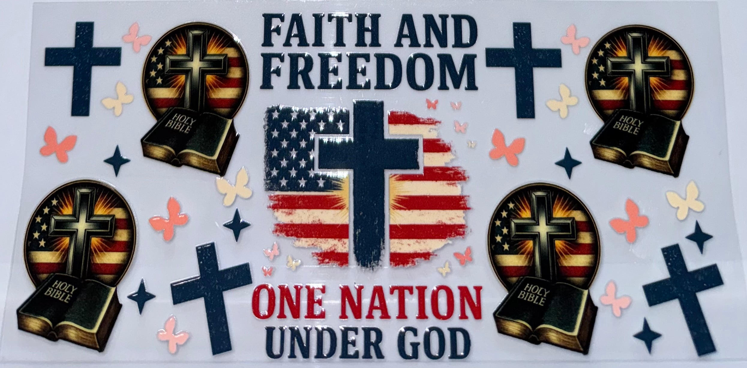 Faith and Freedom wrap