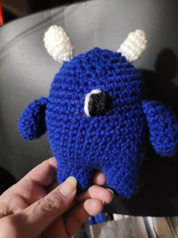 Crocheted One eyed monster