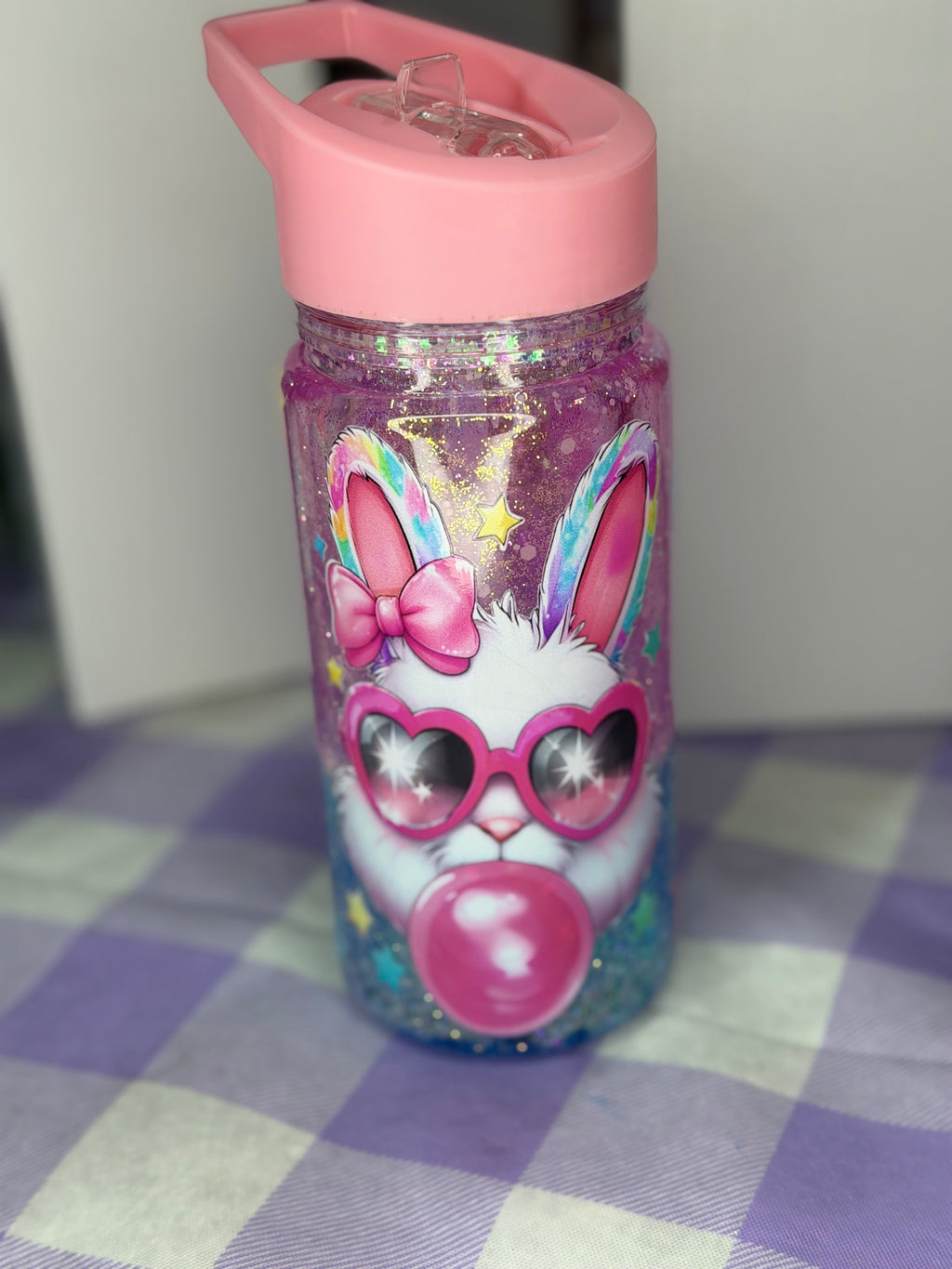 10 oz Kids Bunny Blowing Bubble Lava cup