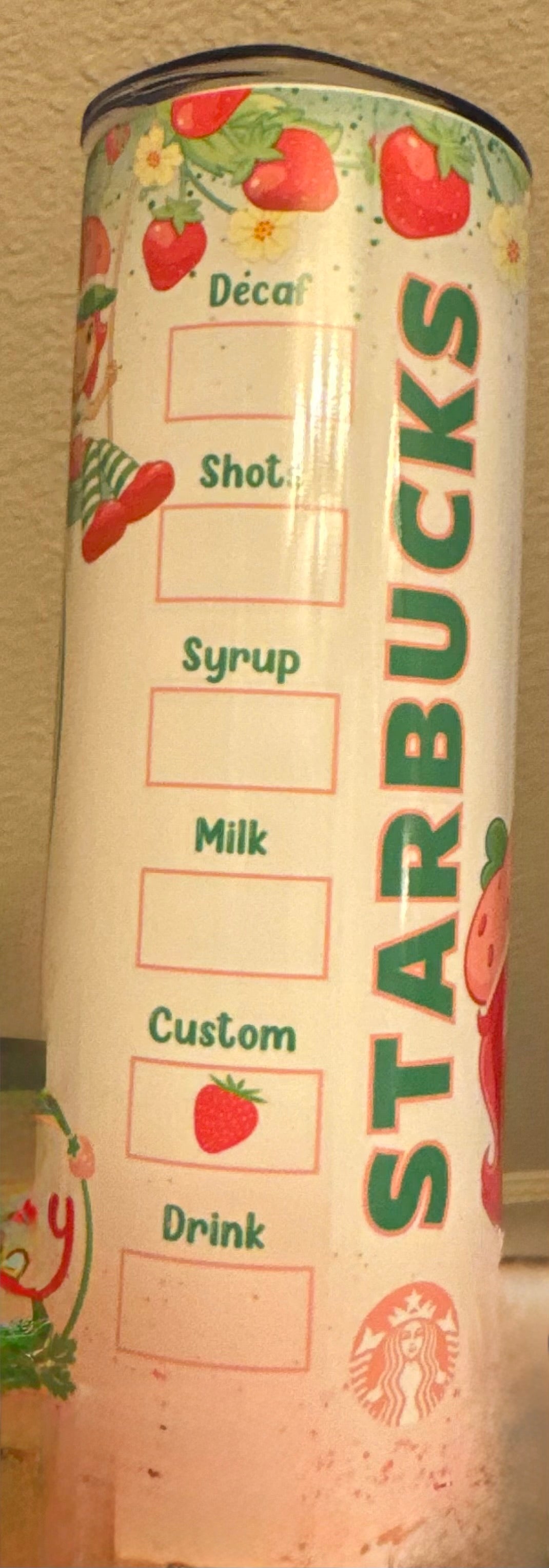 Strawberry Shortcake stainless cup