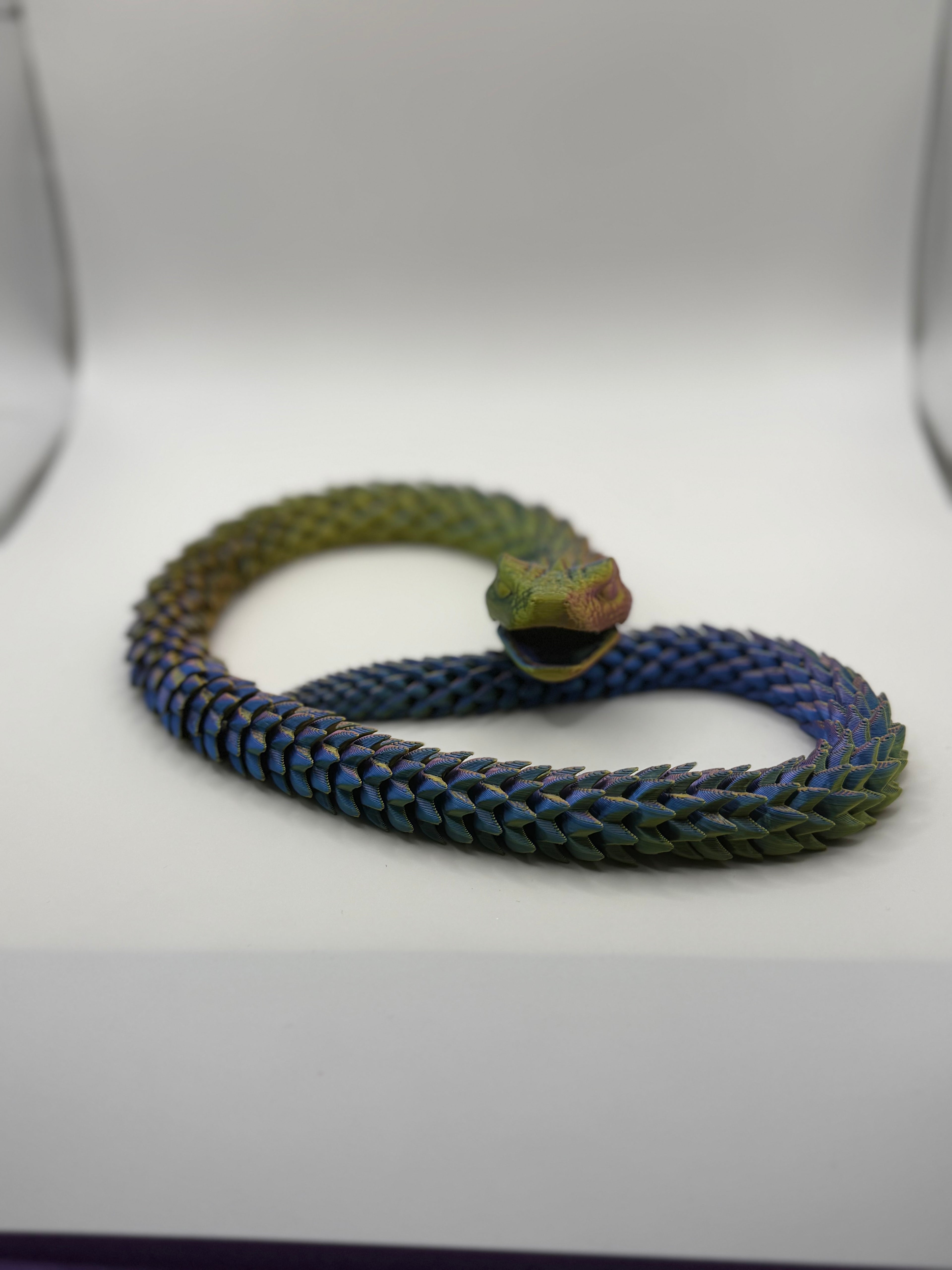 3D Articulated Snake multi color