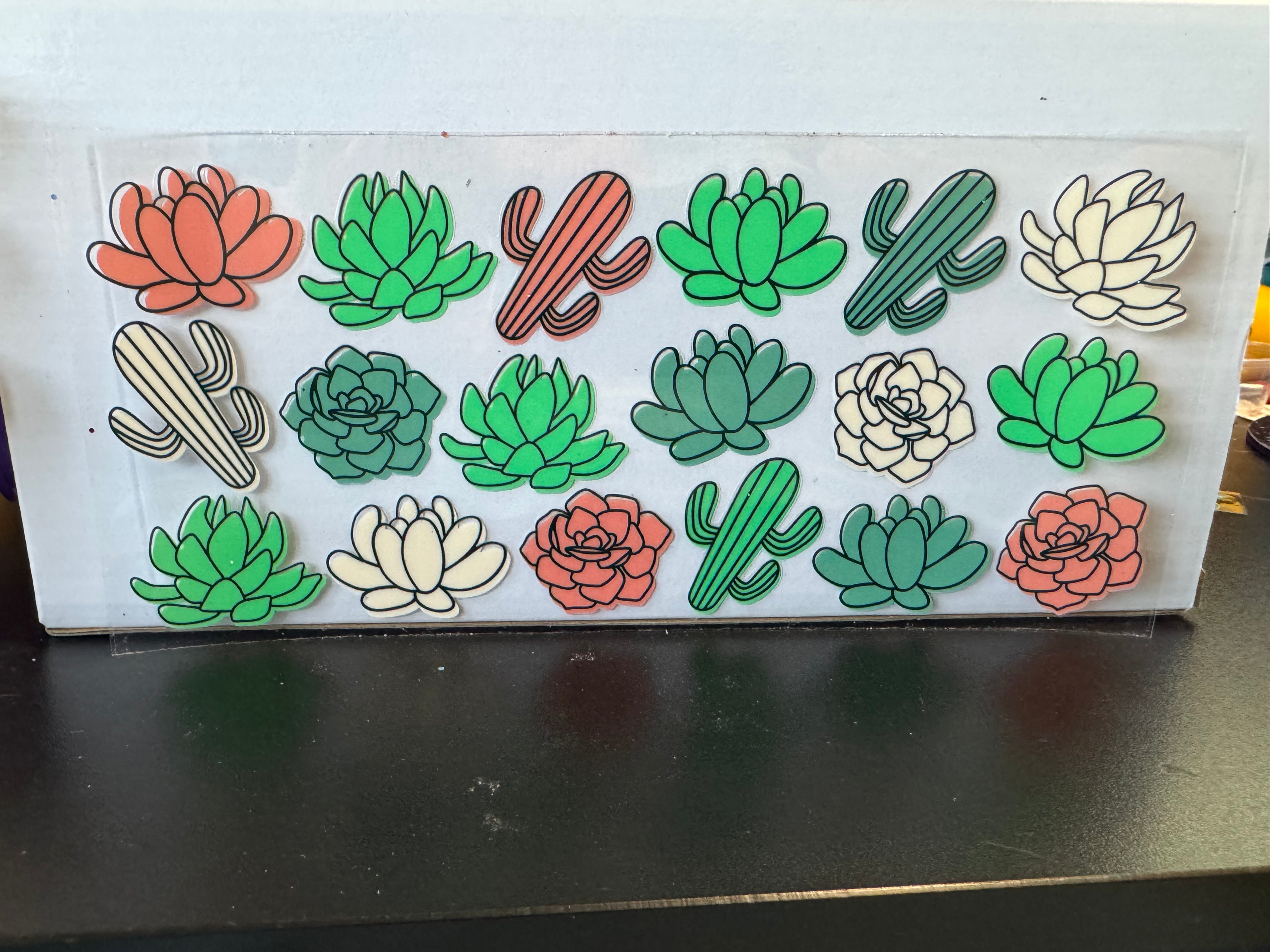 Cactus and flower wrap