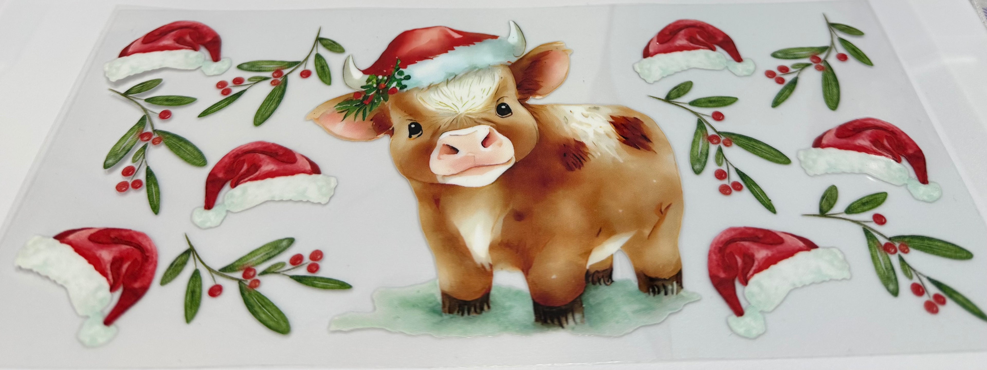 Santa cow wrap