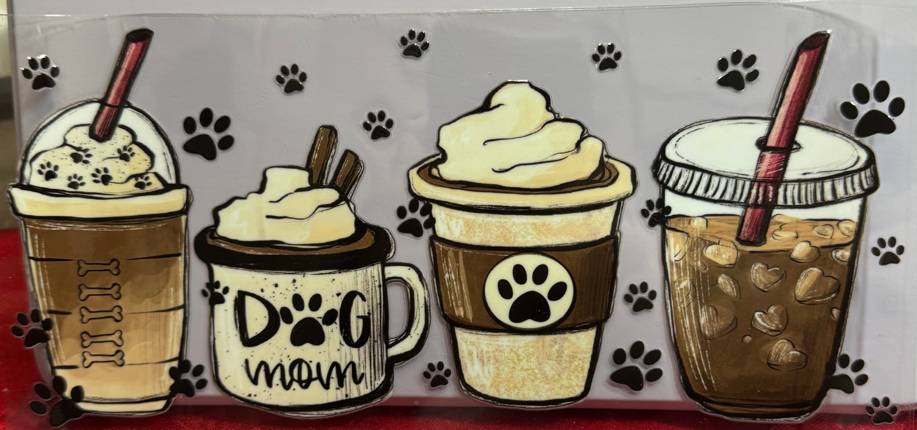 Dog mom coffee wrap