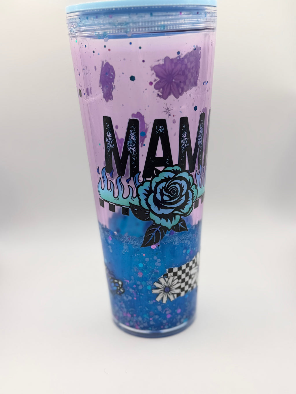 24 oz Mama snow globe cup