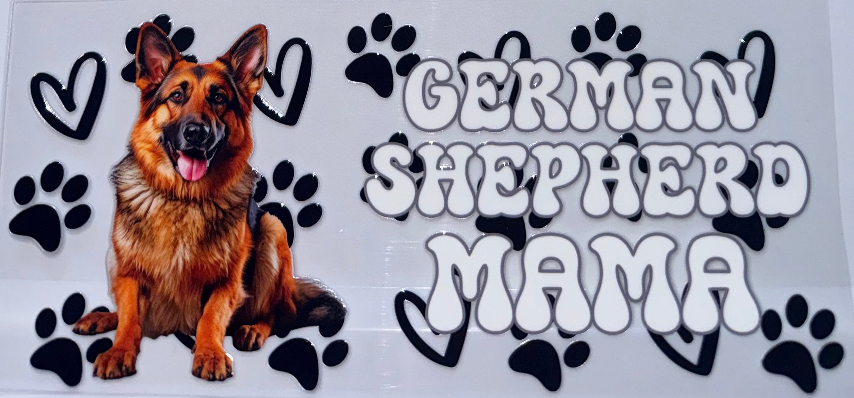 German Shepard Mom wrap