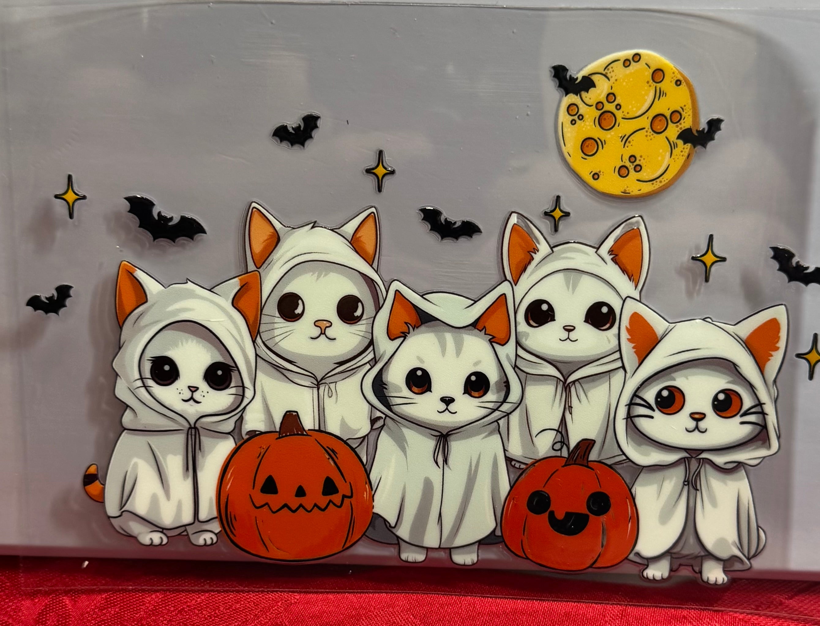 Ghostly cats decal
