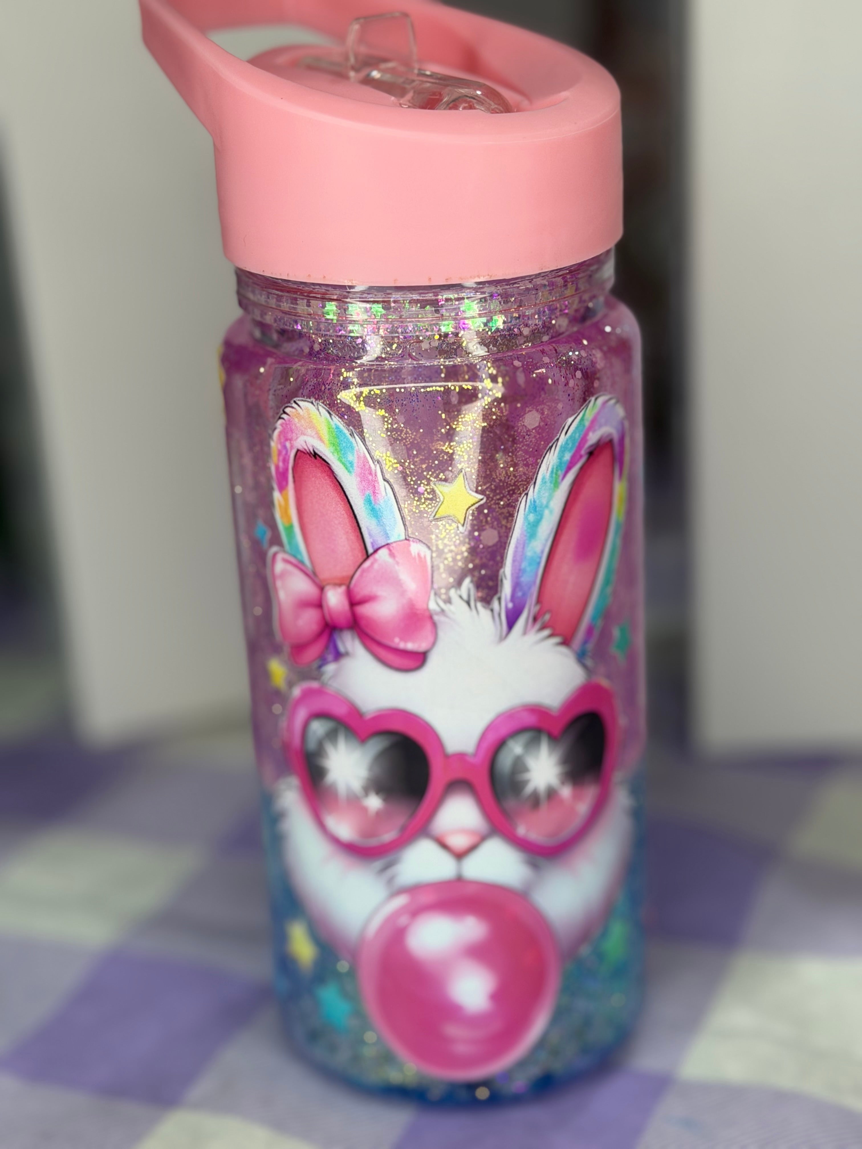 10 oz Kids Bunny Blowing Bubble Lava cup