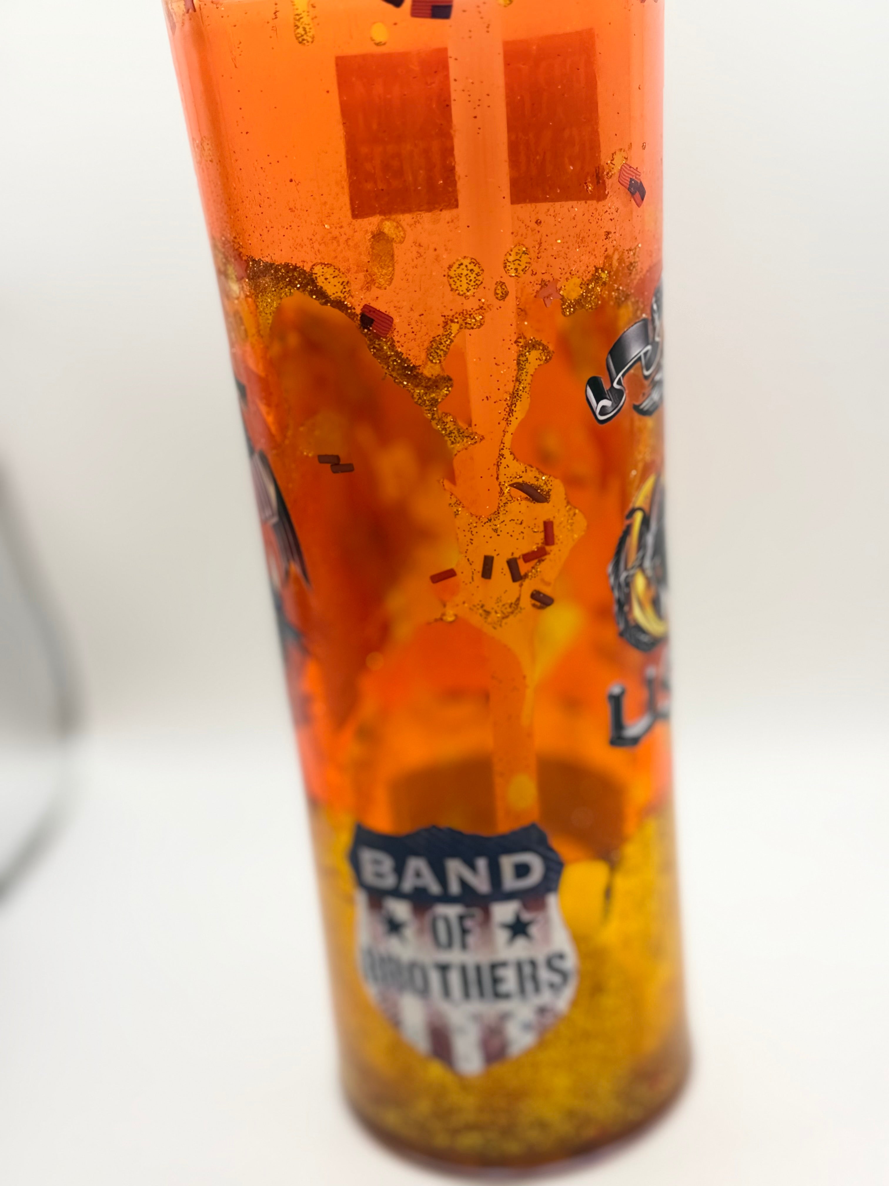 20 oz US Marine Corps snow globe Water Bottle