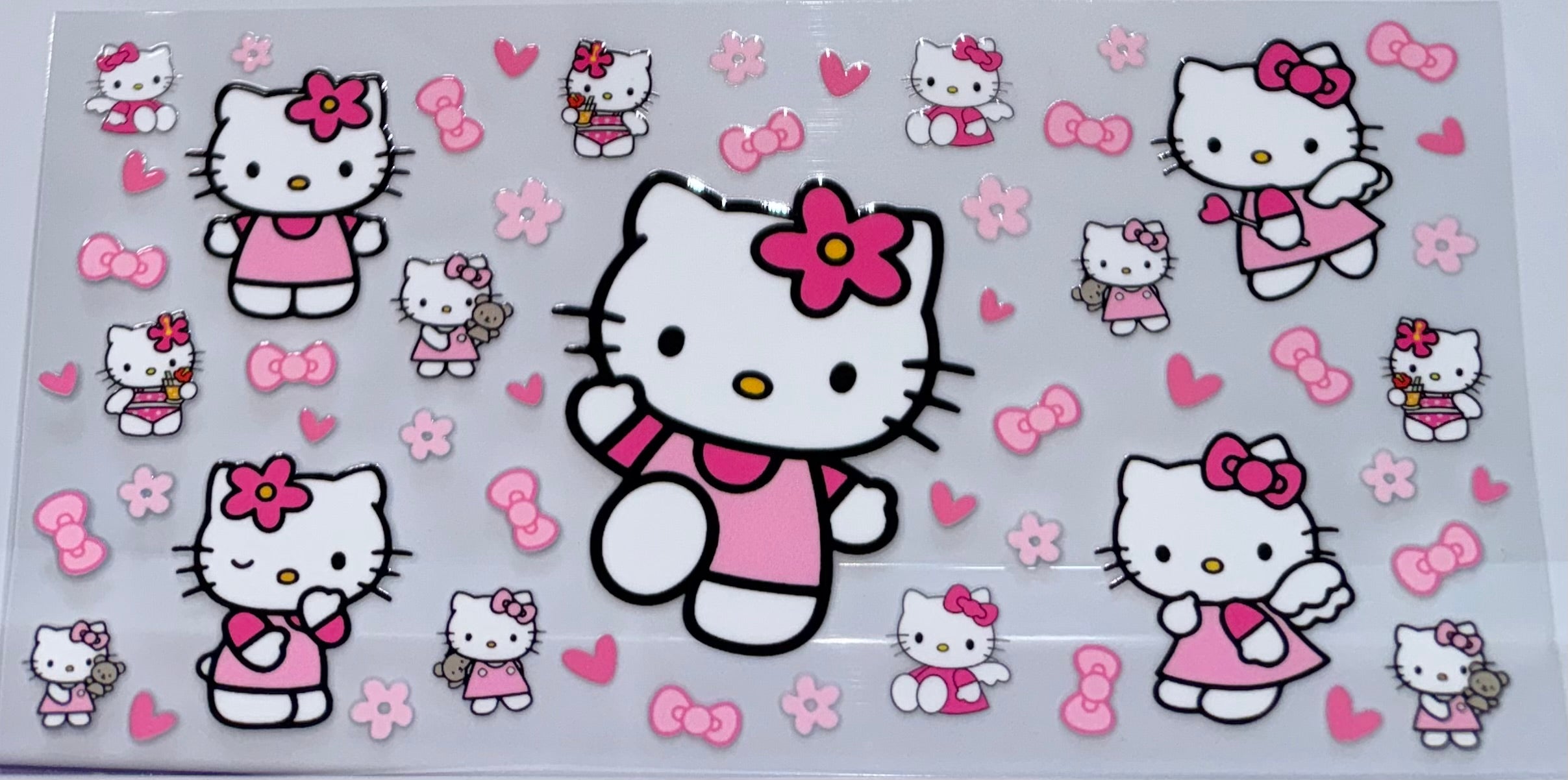 HK with pink bows wrap
