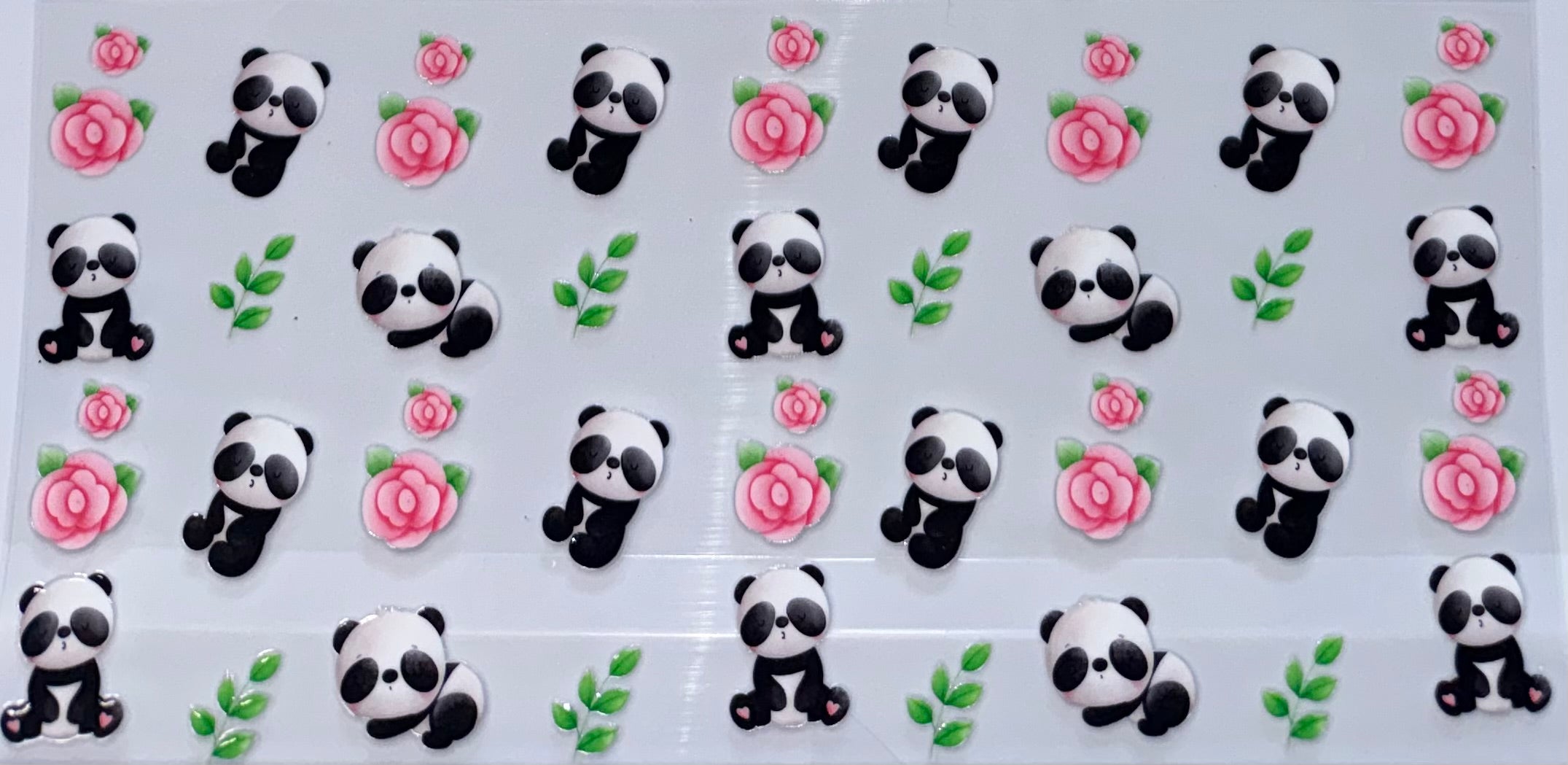 Panda and Roses Wrap