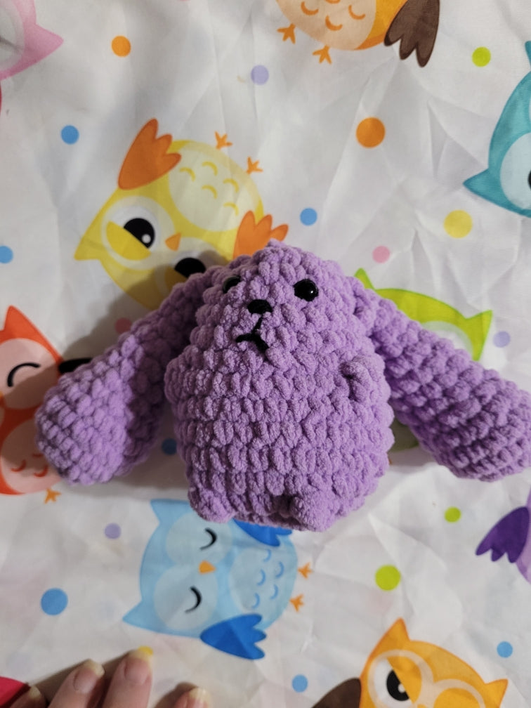 Crocheted Purple Bunny