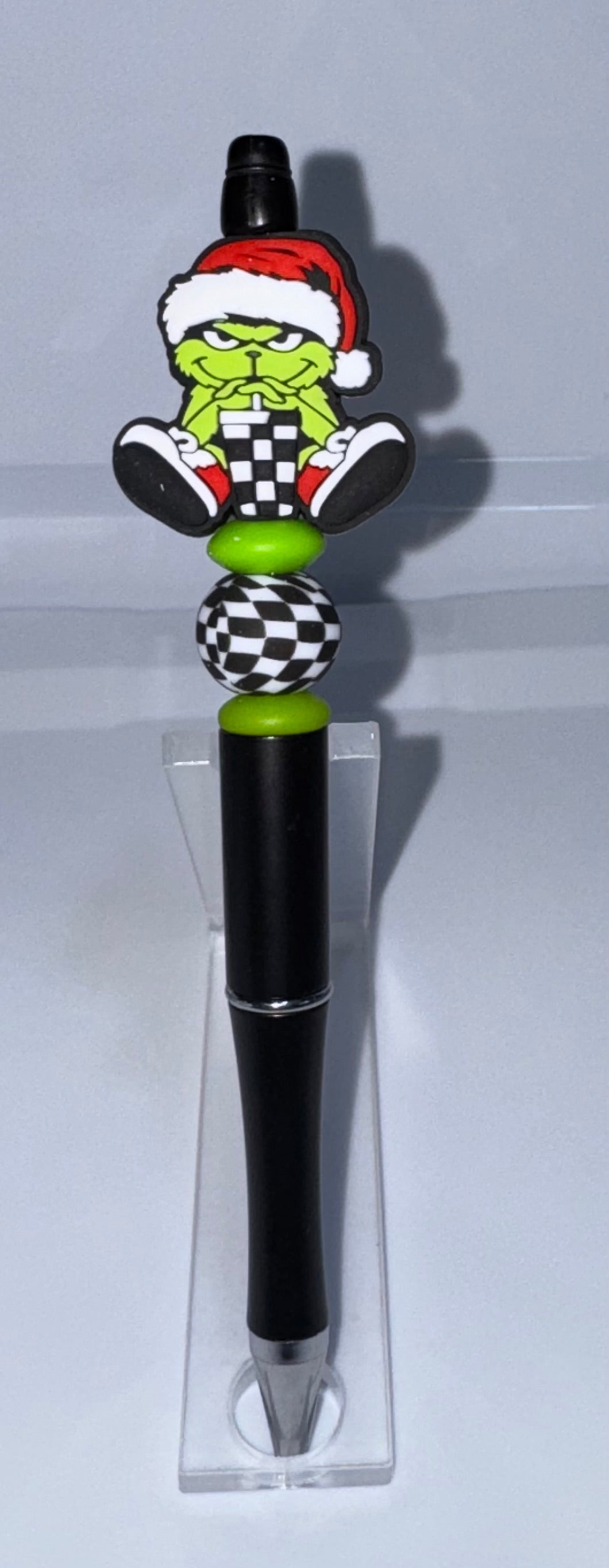 Grinch Beaded pen