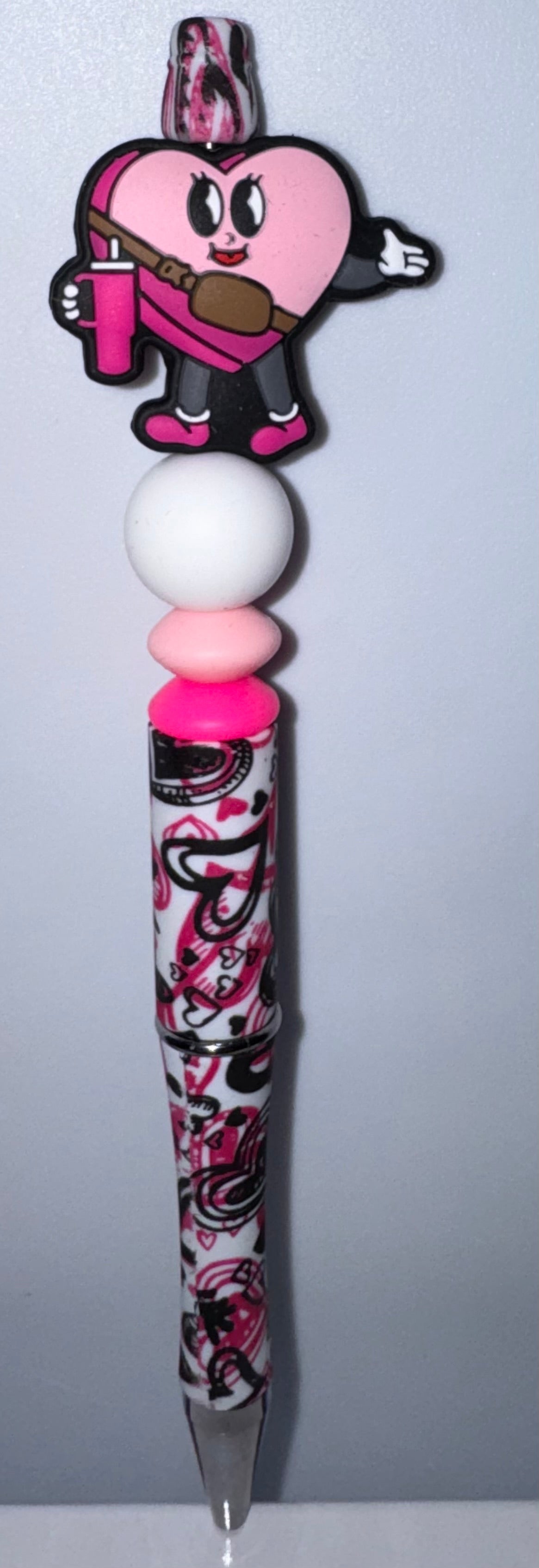 Dancing Heart beaded pen