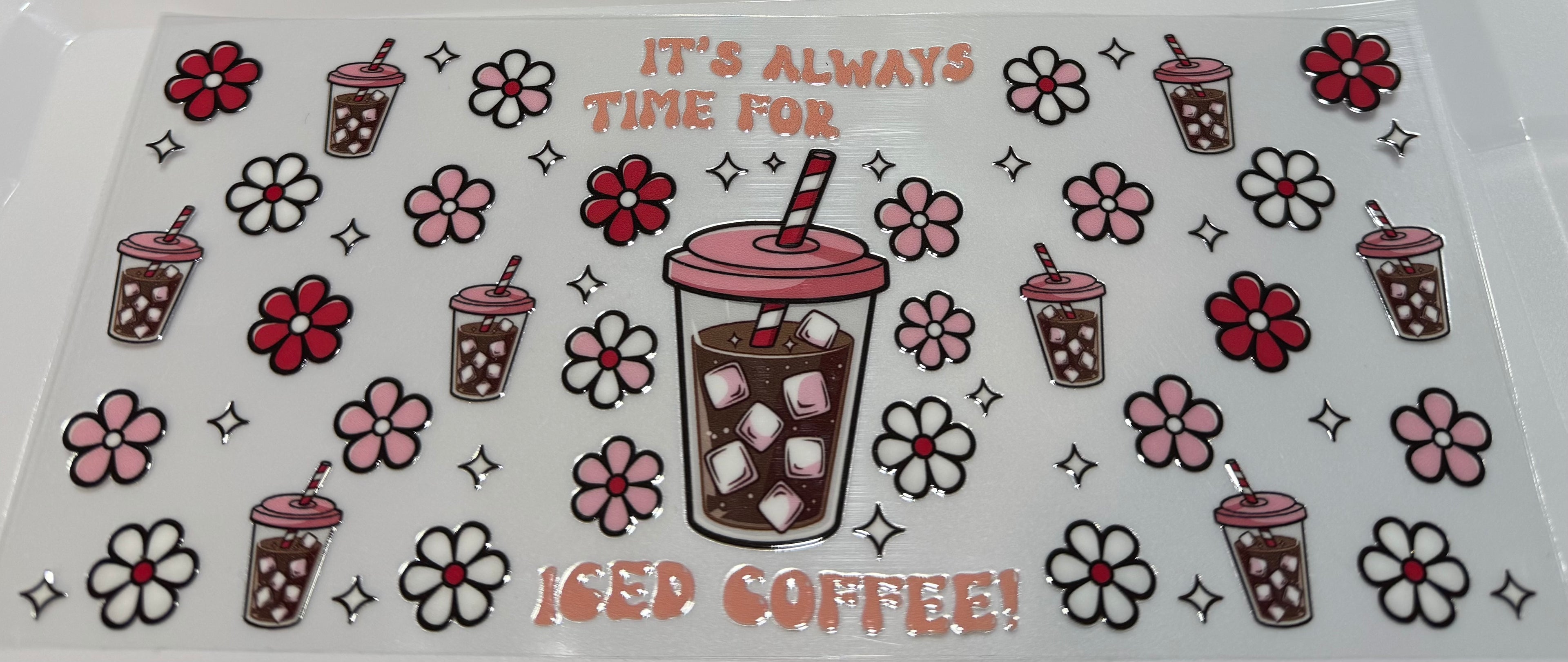 It’s always time for iced coffee wrap