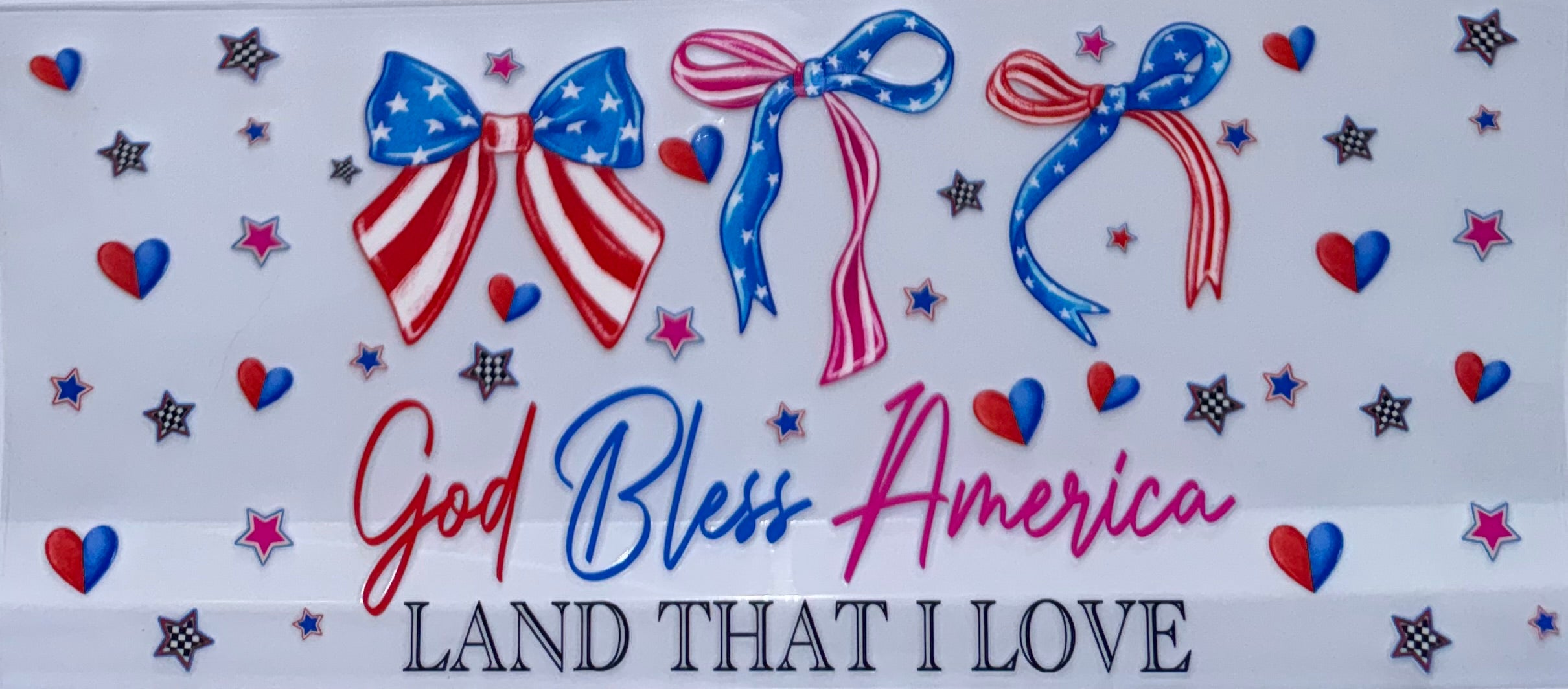 God Bless America Land that I Love wrap