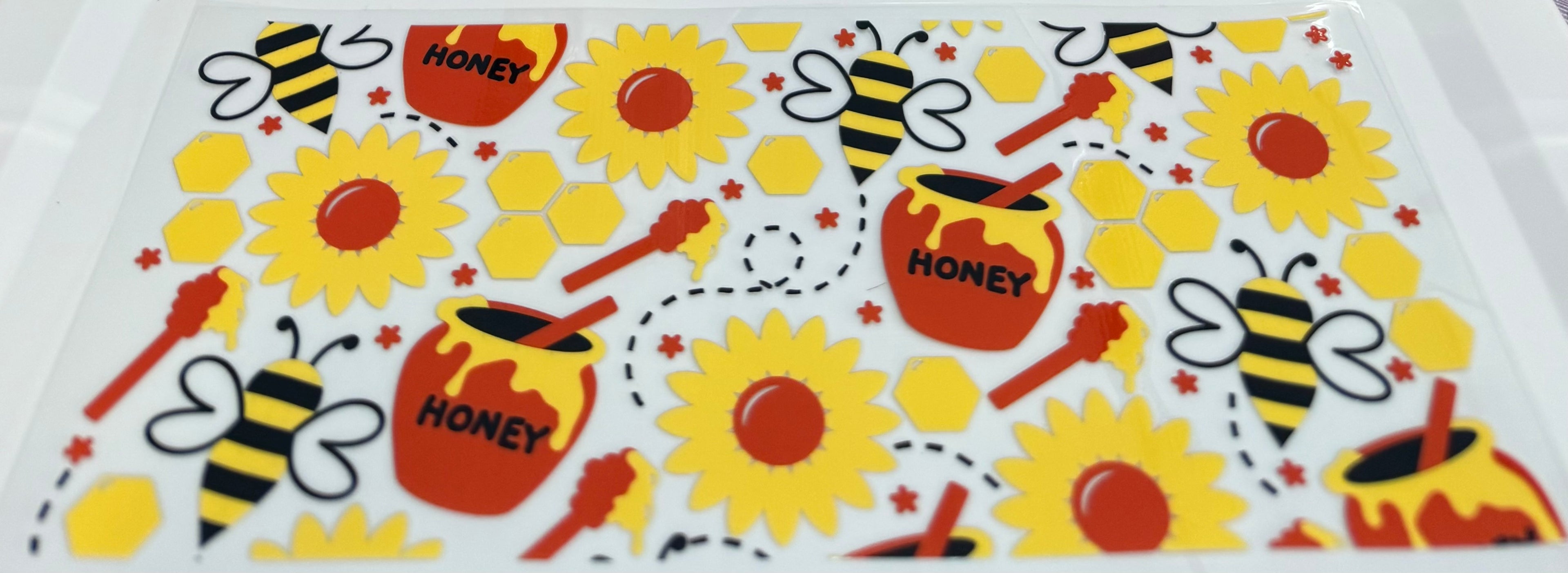 Honey Bees and sunflowers wrap