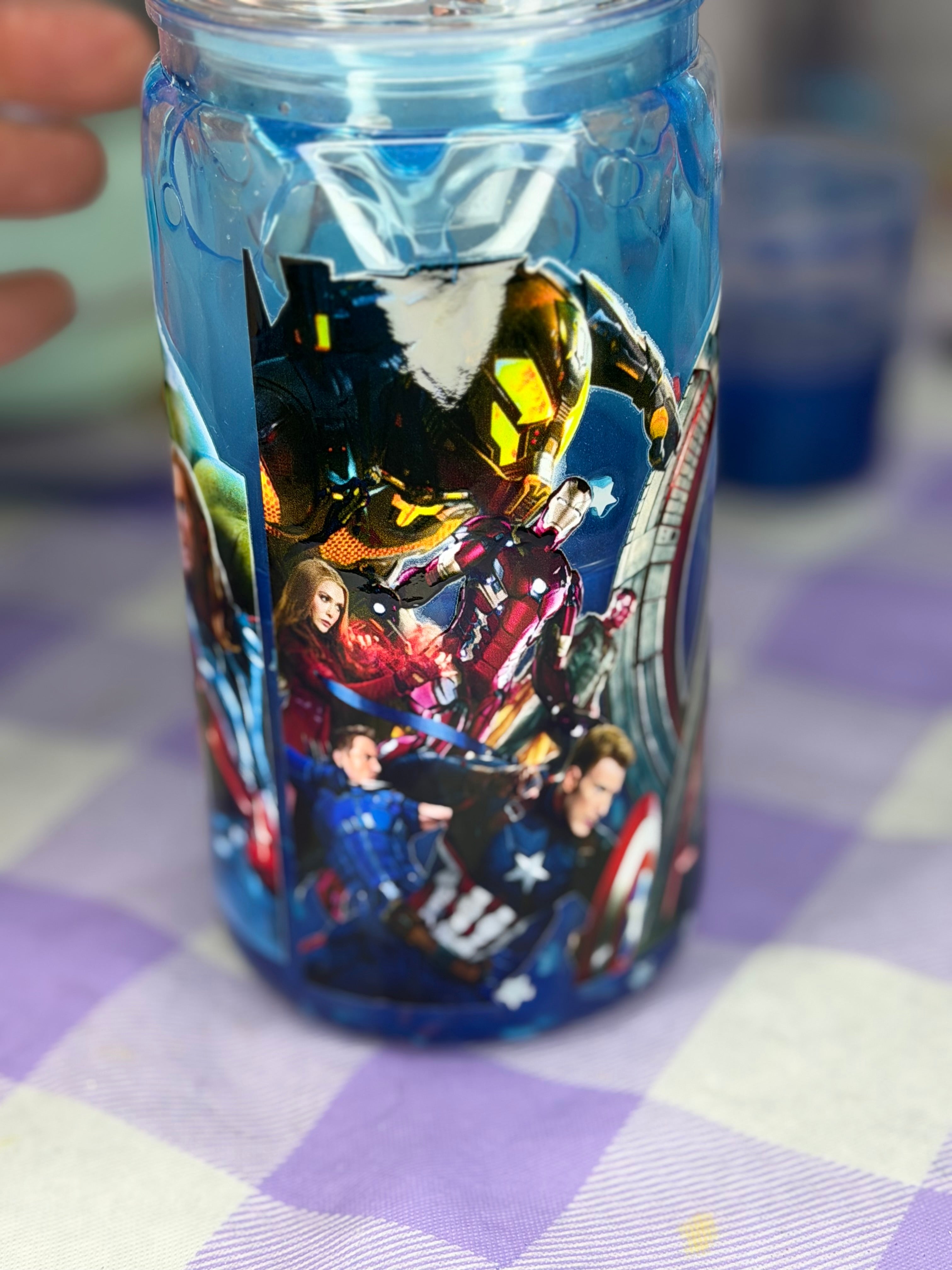 16 oz Avengers lava cup