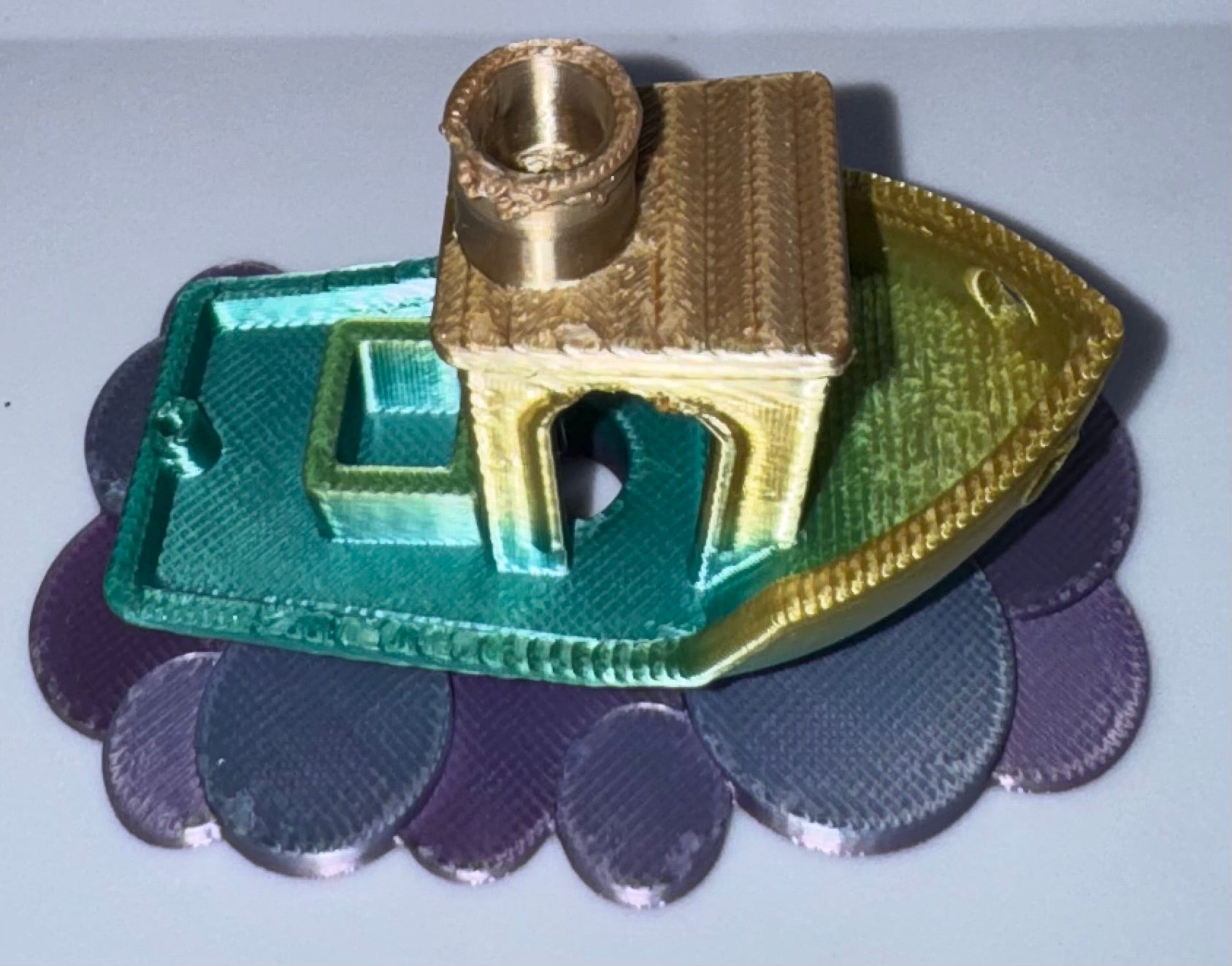 3D Boat Straw Topper multi color